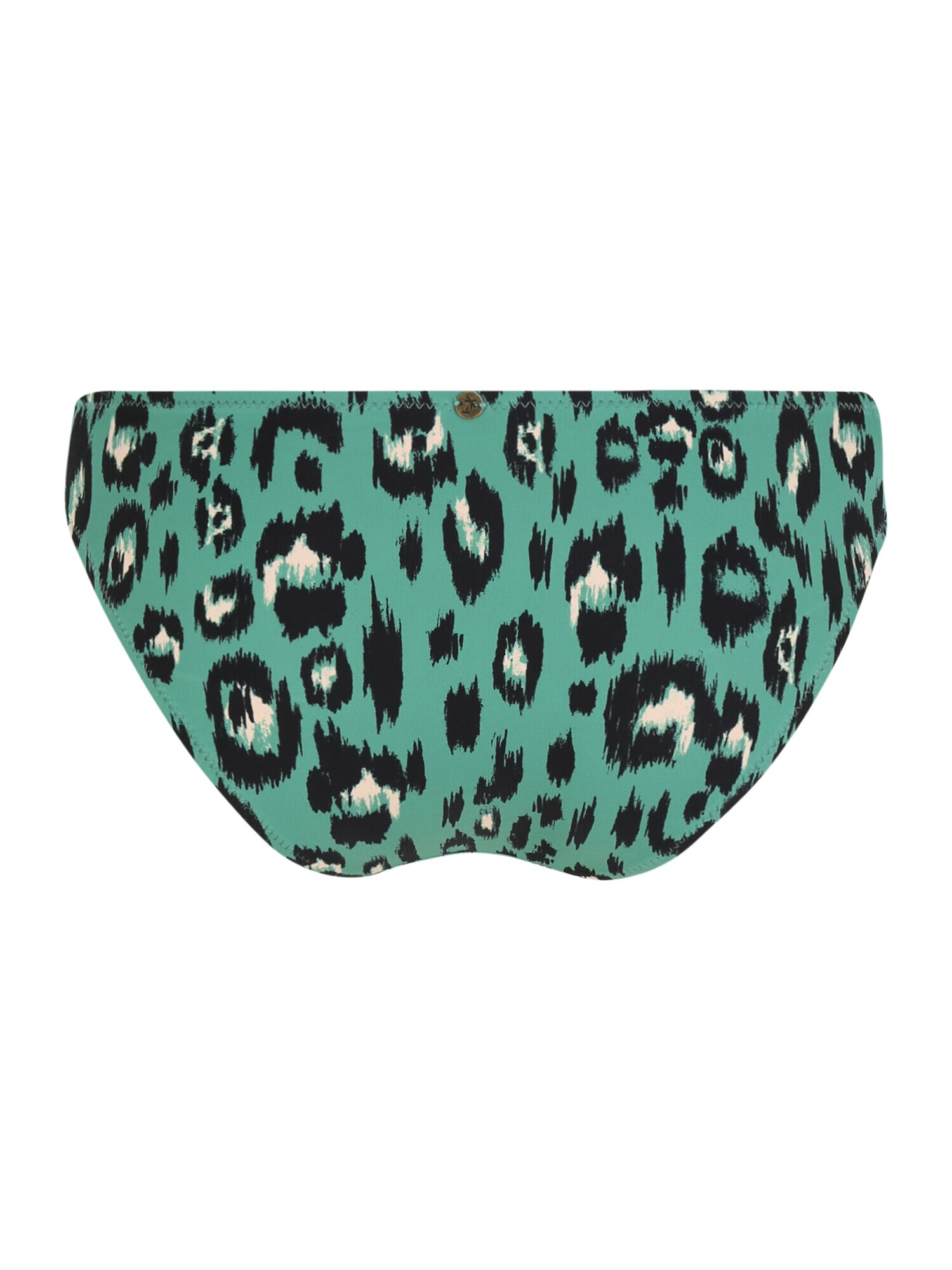 Shiwi Slip costum de baie 'Luxe Leopard' verde mentă / negru / alb - Pled.ro