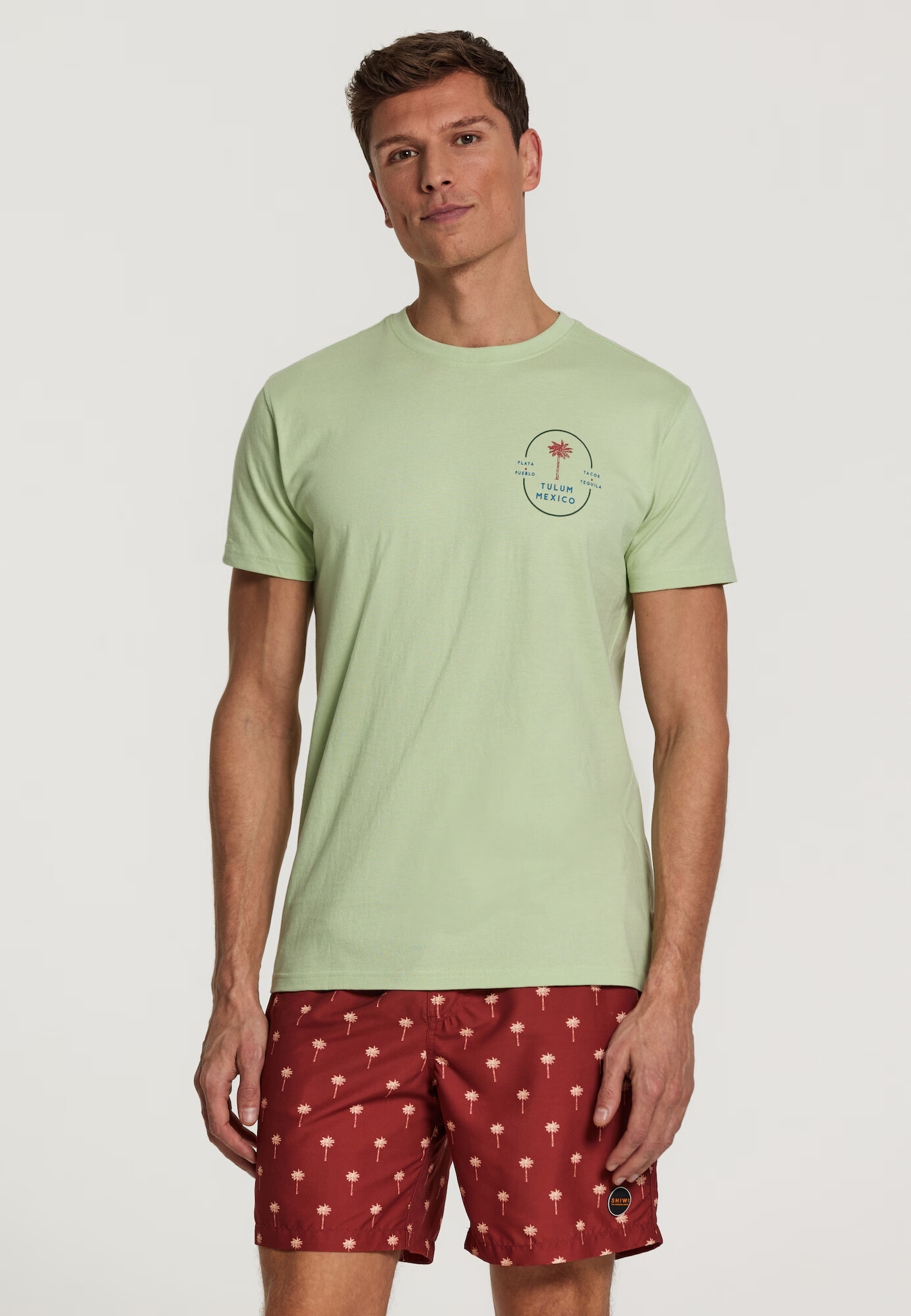 Shiwi Tricou 'Tulum' verde pastel - Pled.ro