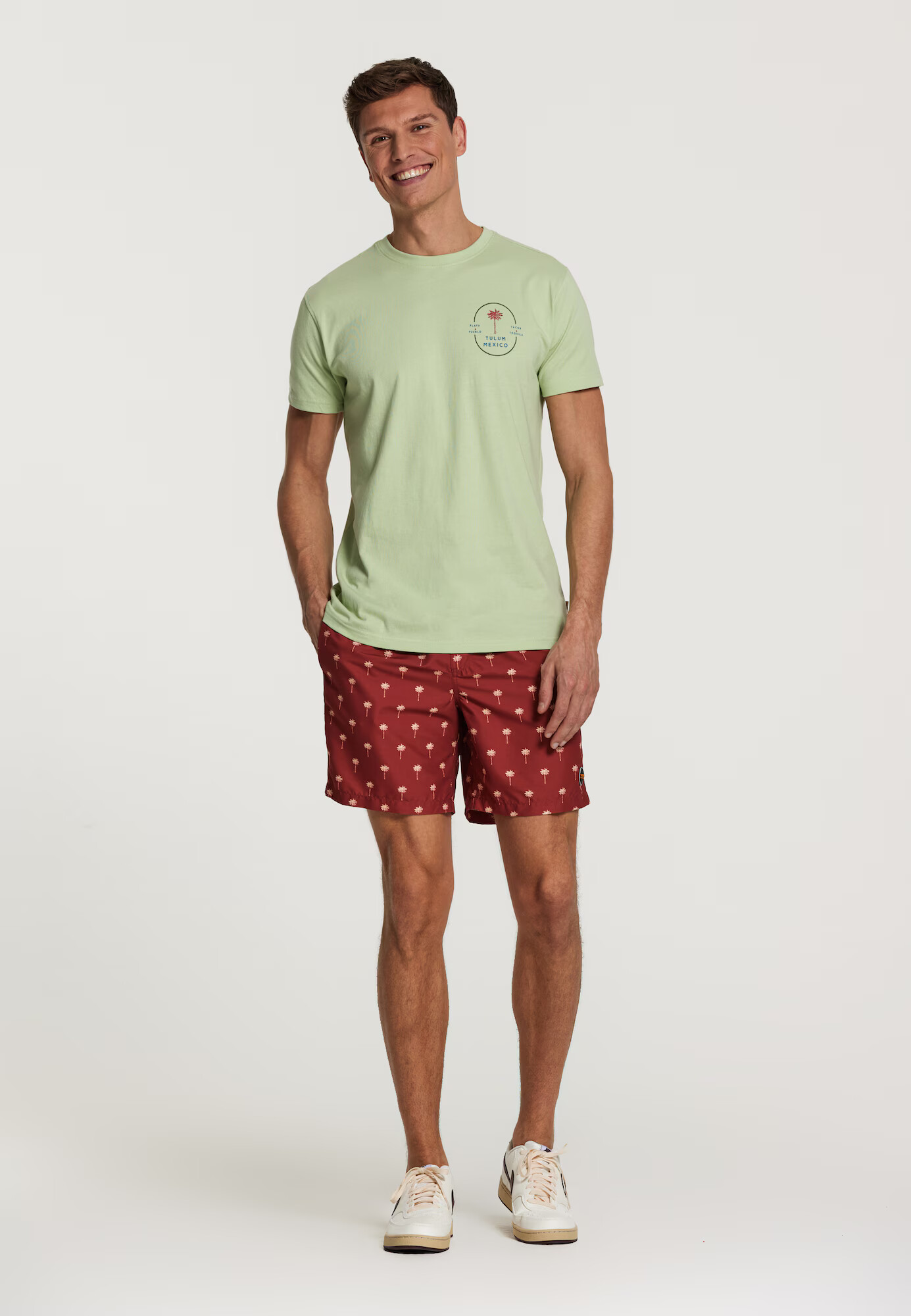 Shiwi Tricou 'Tulum' verde pastel - Pled.ro