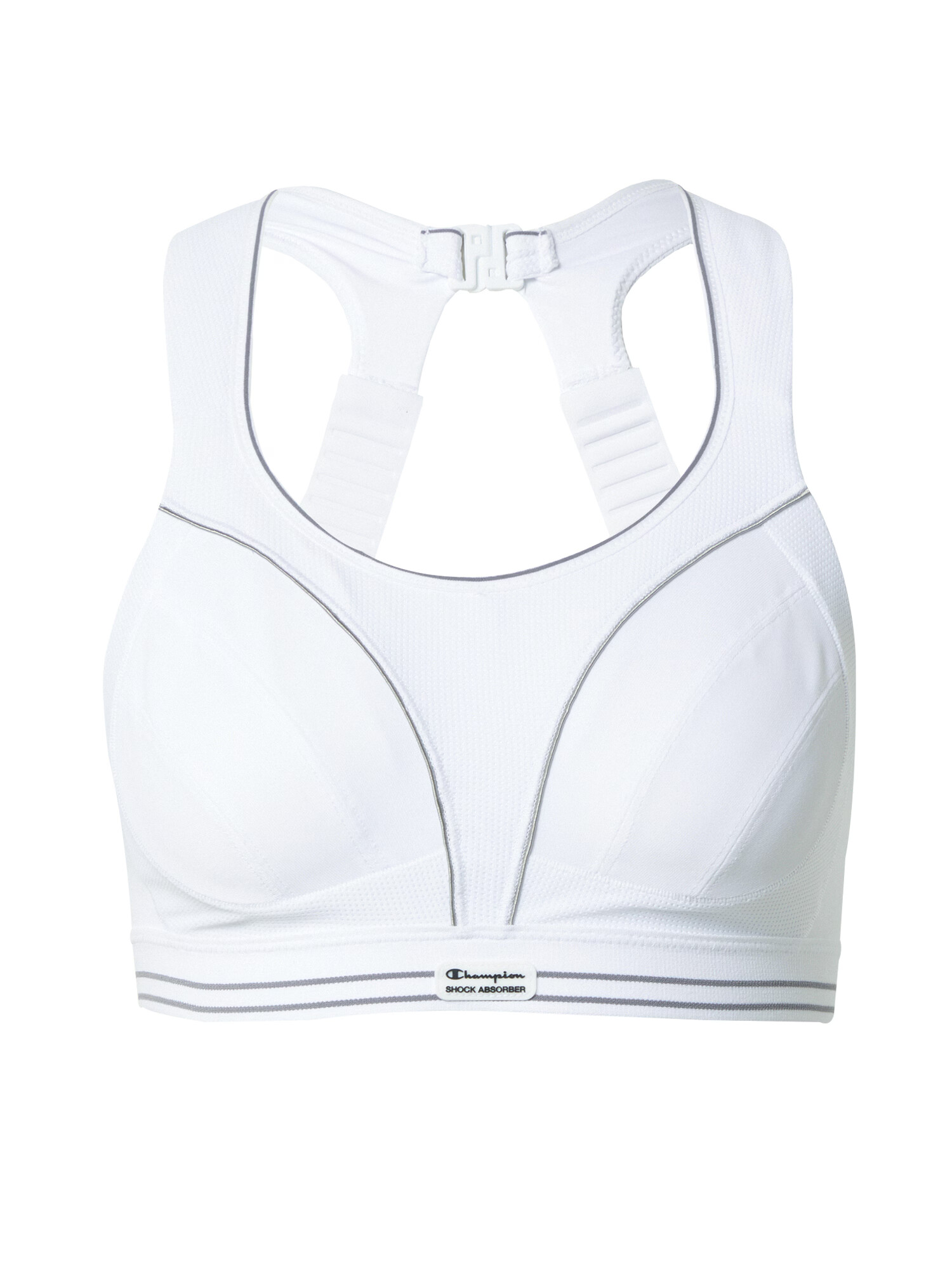 SHOCK ABSORBER Sutien sport gri / alb - Pled.ro