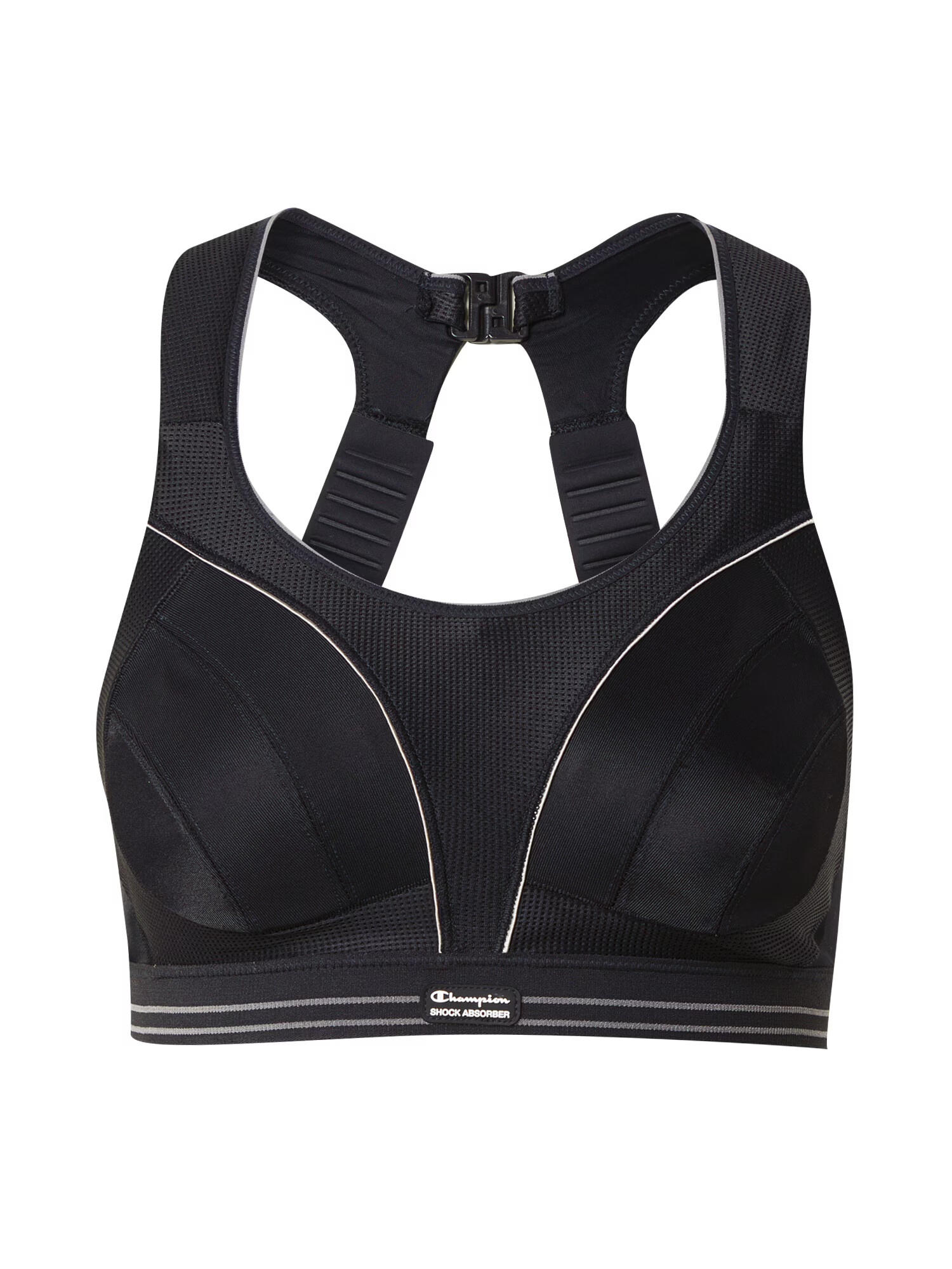 SHOCK ABSORBER Sutien sport gri / negru - Pled.ro