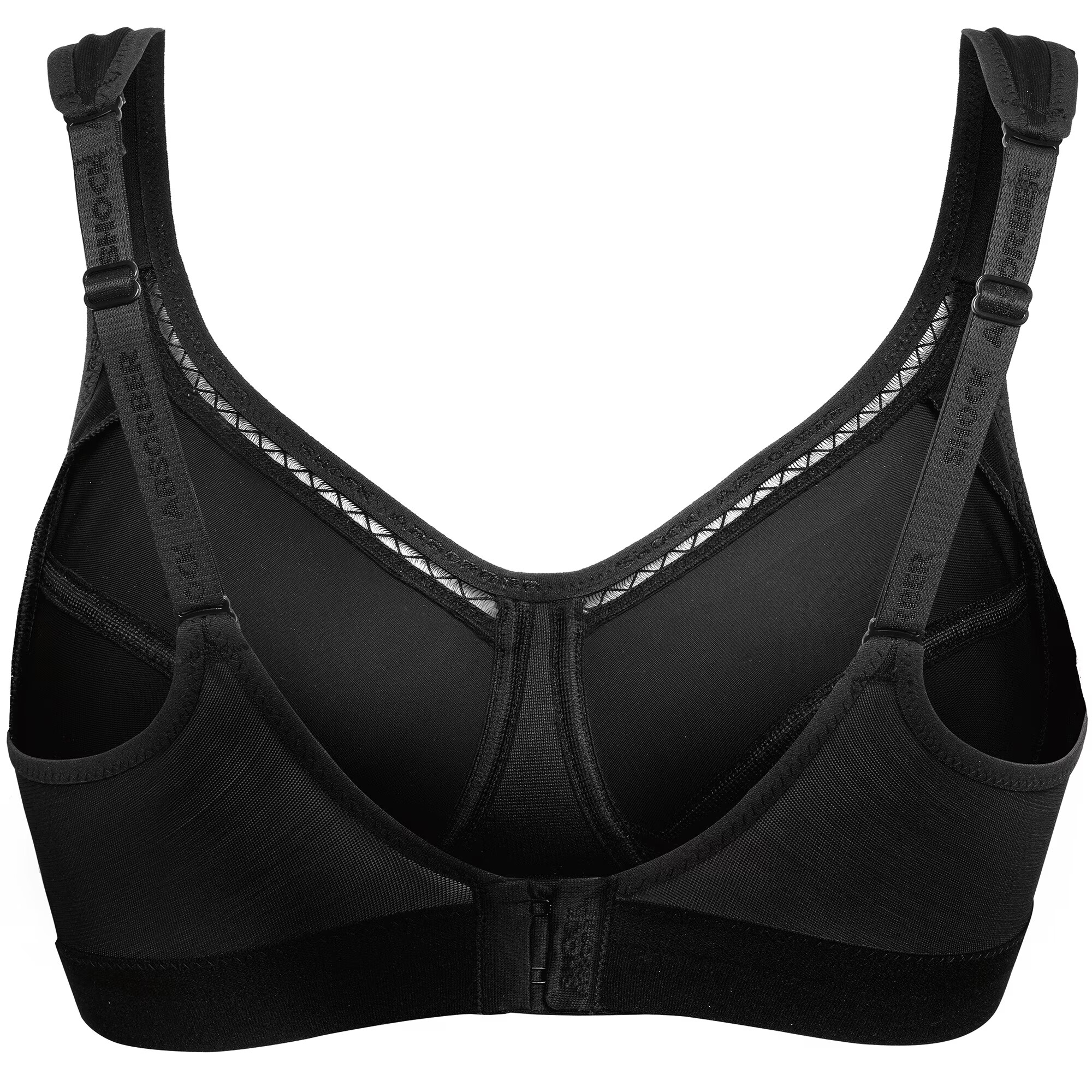 SHOCK ABSORBER Sutien sport negru / alb - Pled.ro