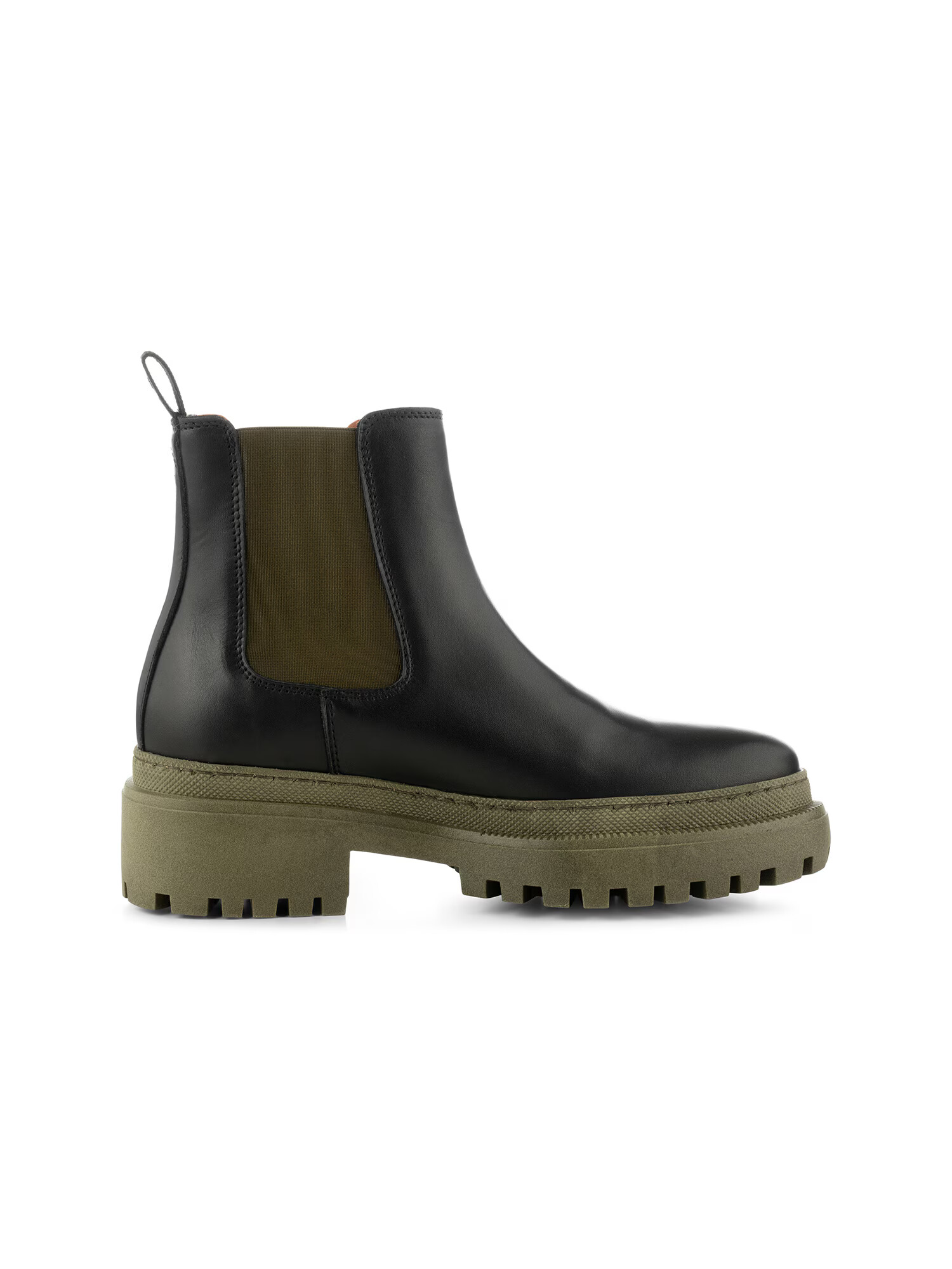 Shoe The Bear Ghete chelsea oliv / negru - Pled.ro