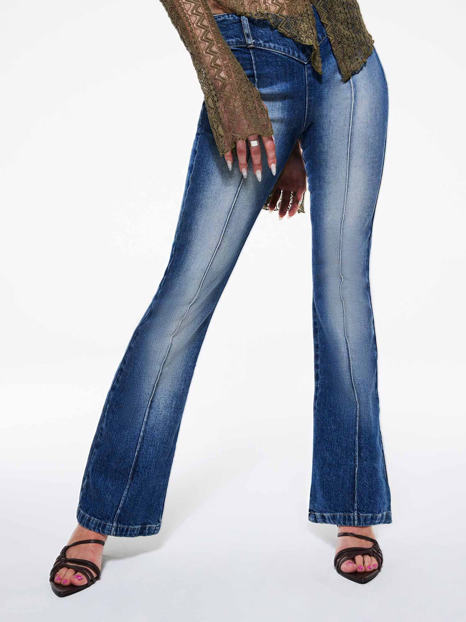 SHYX Jeans 'Hayden' albastru denim - Pled.ro