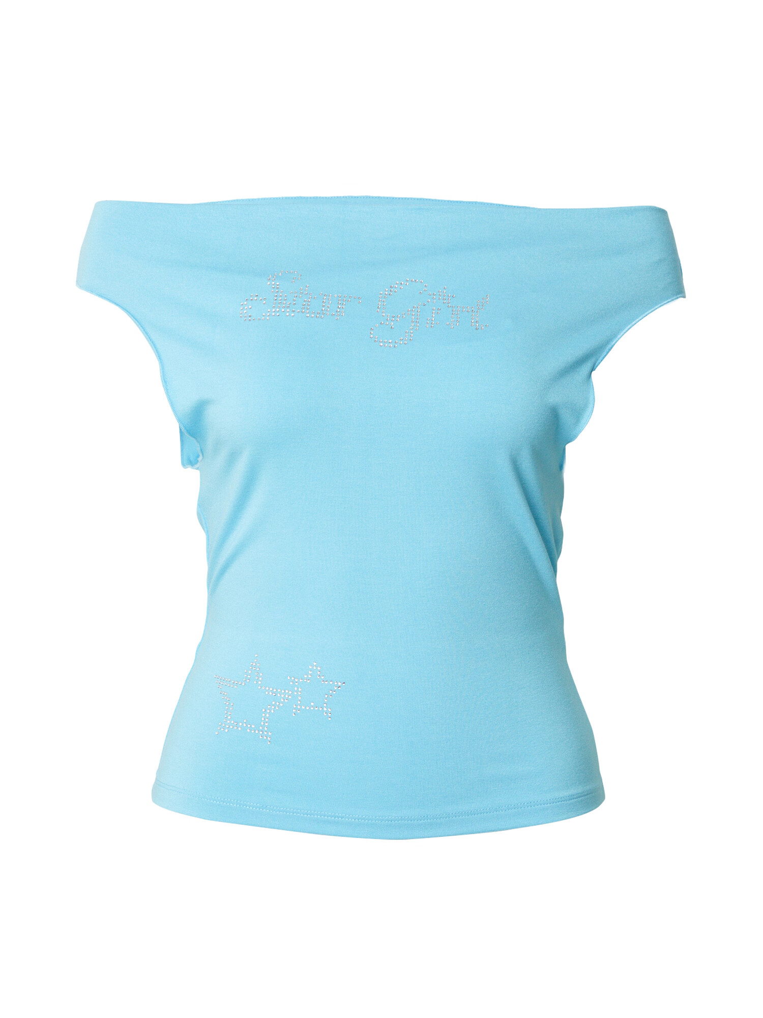 SHYX Tricou 'Amanda' albastru neon / gri argintiu - Pled.ro