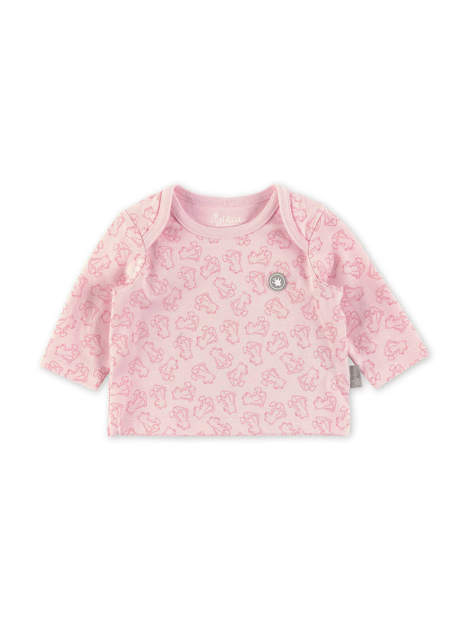 SIGIKID Tricou gri / roz / roz pastel - Pled.ro