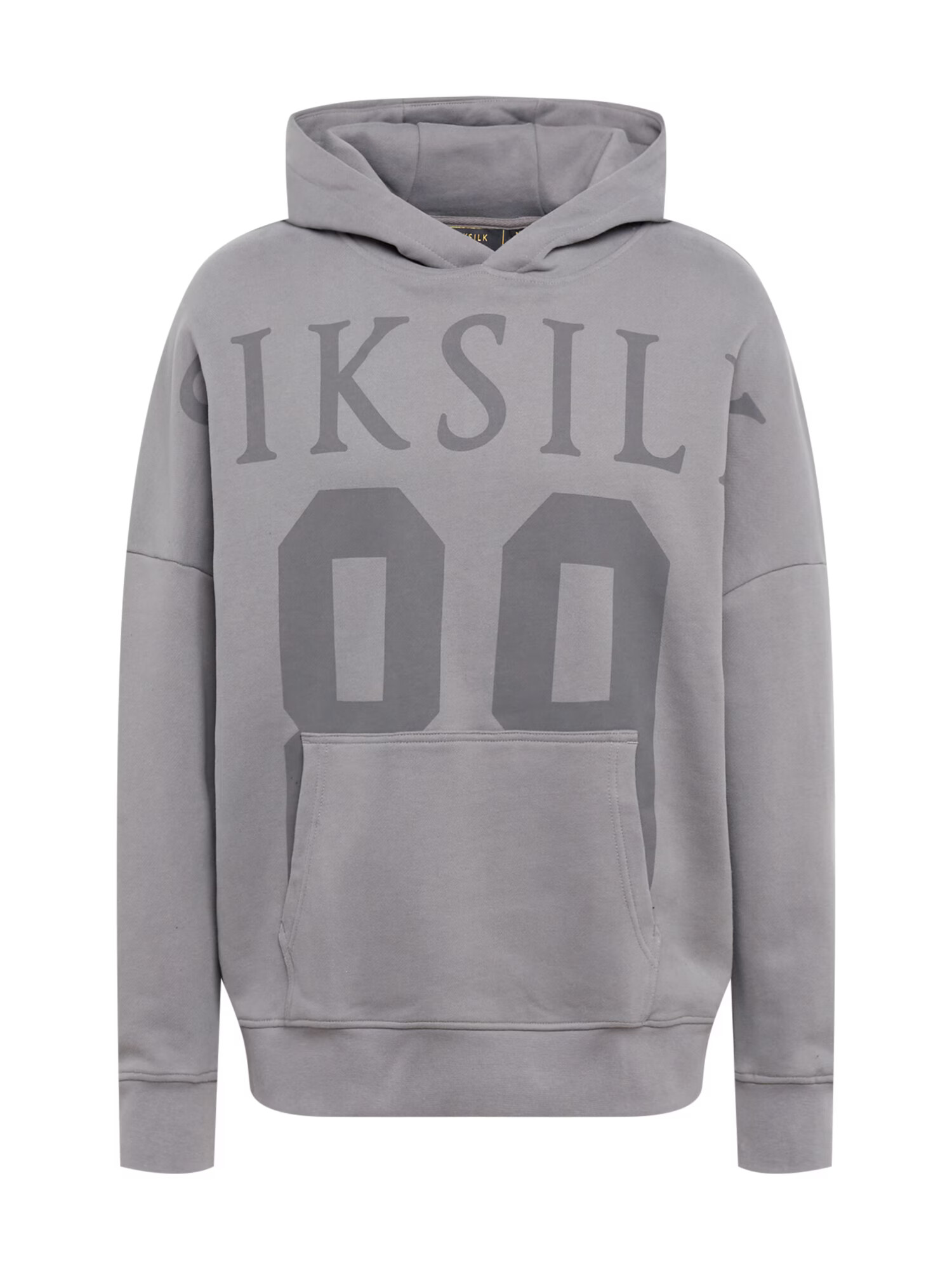 SikSilk Bluză de molton gri / gri închis - Pled.ro