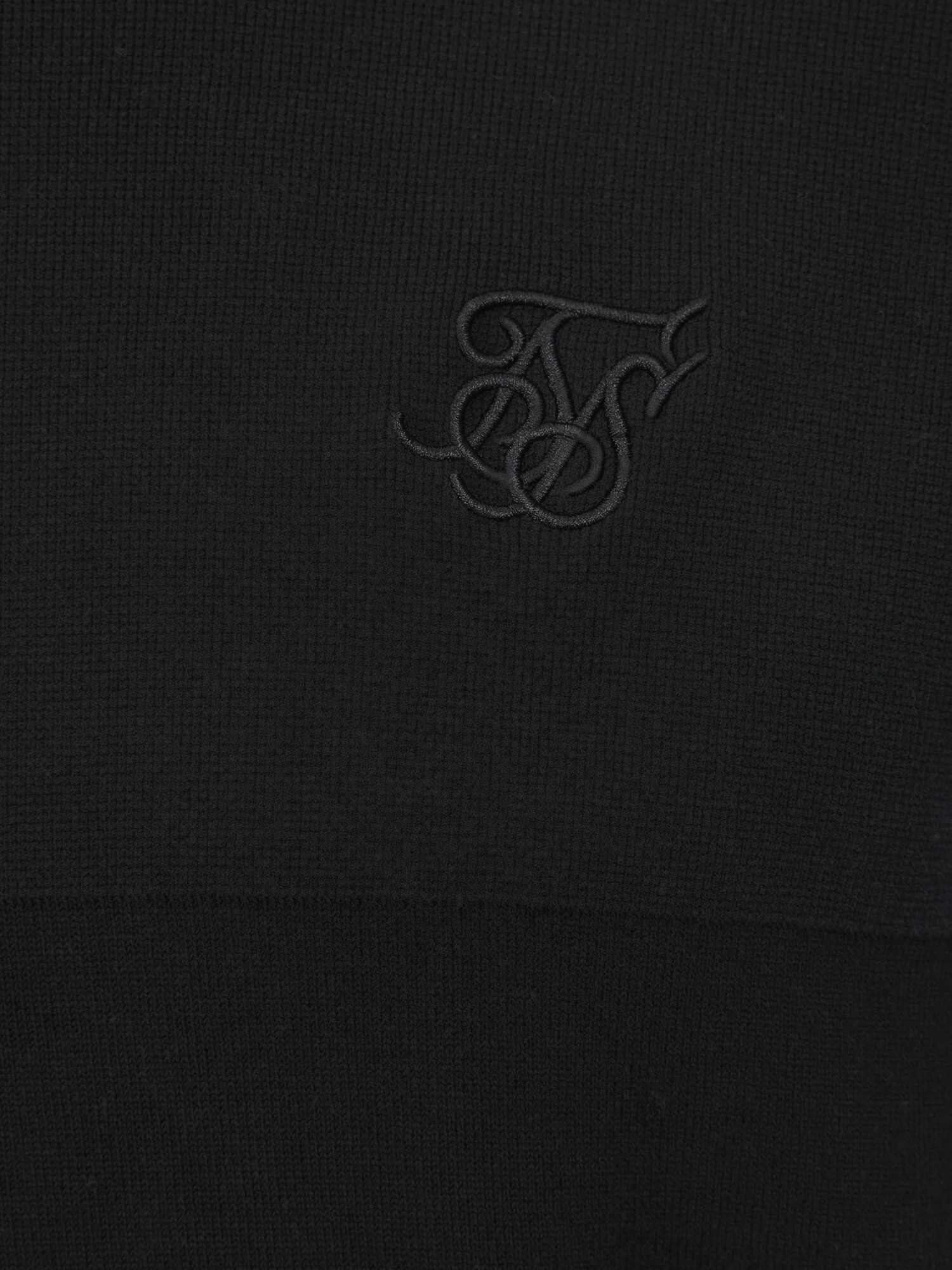 SikSilk Bluză de molton 'Infinity' negru / alb - Pled.ro