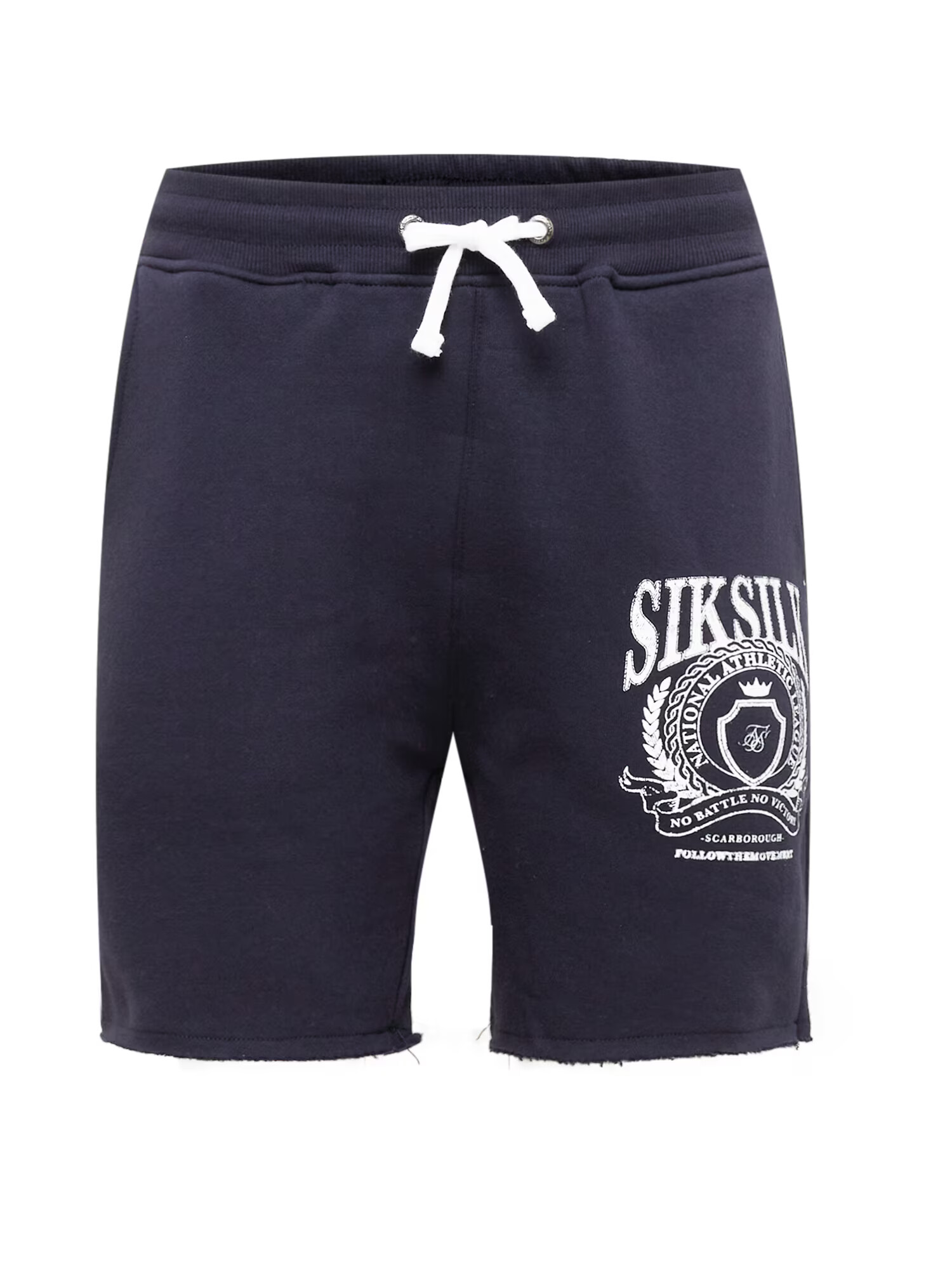 SikSilk Pantaloni bleumarin / alb - Pled.ro