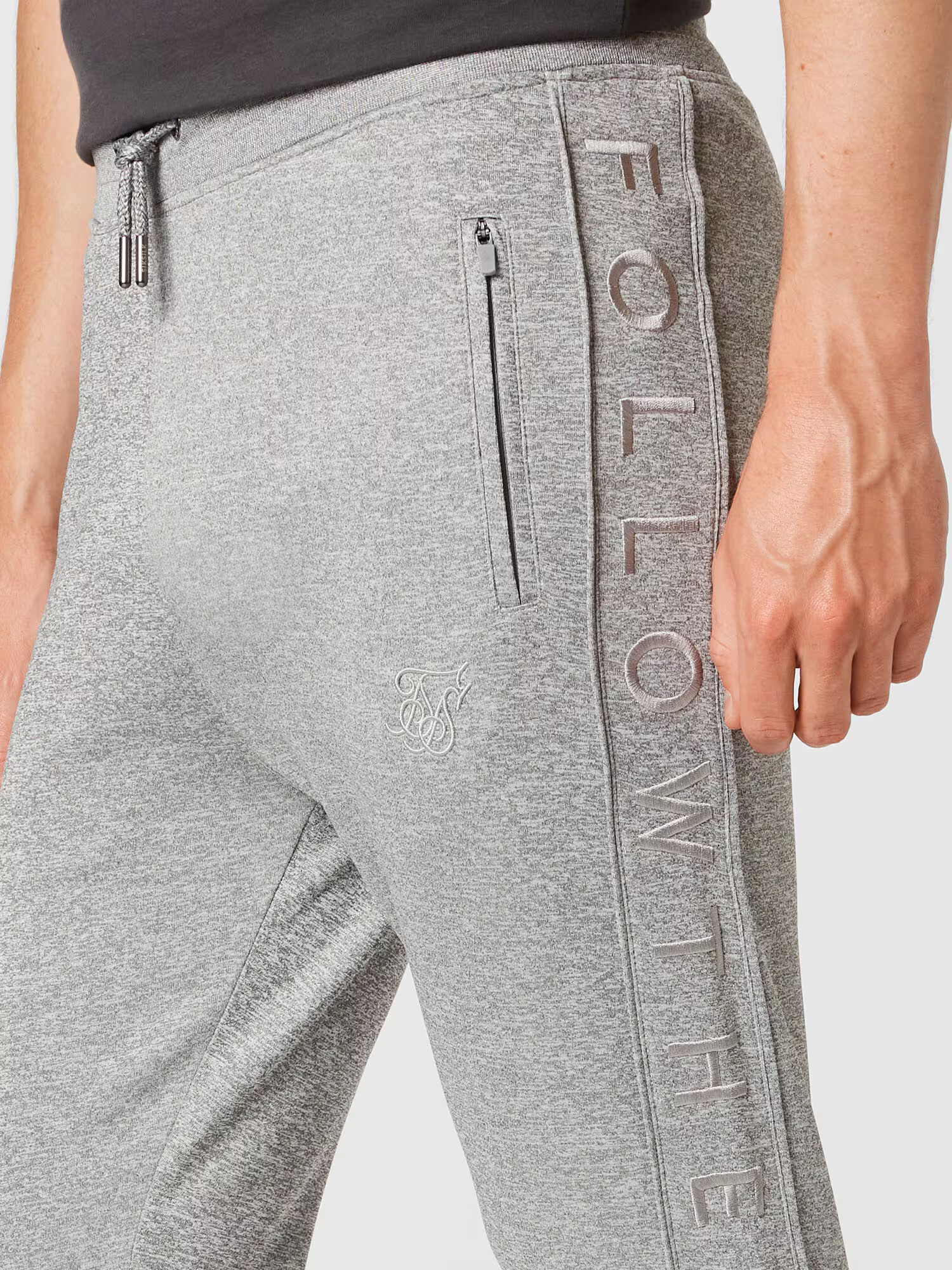 SikSilk Pantaloni gri - Pled.ro