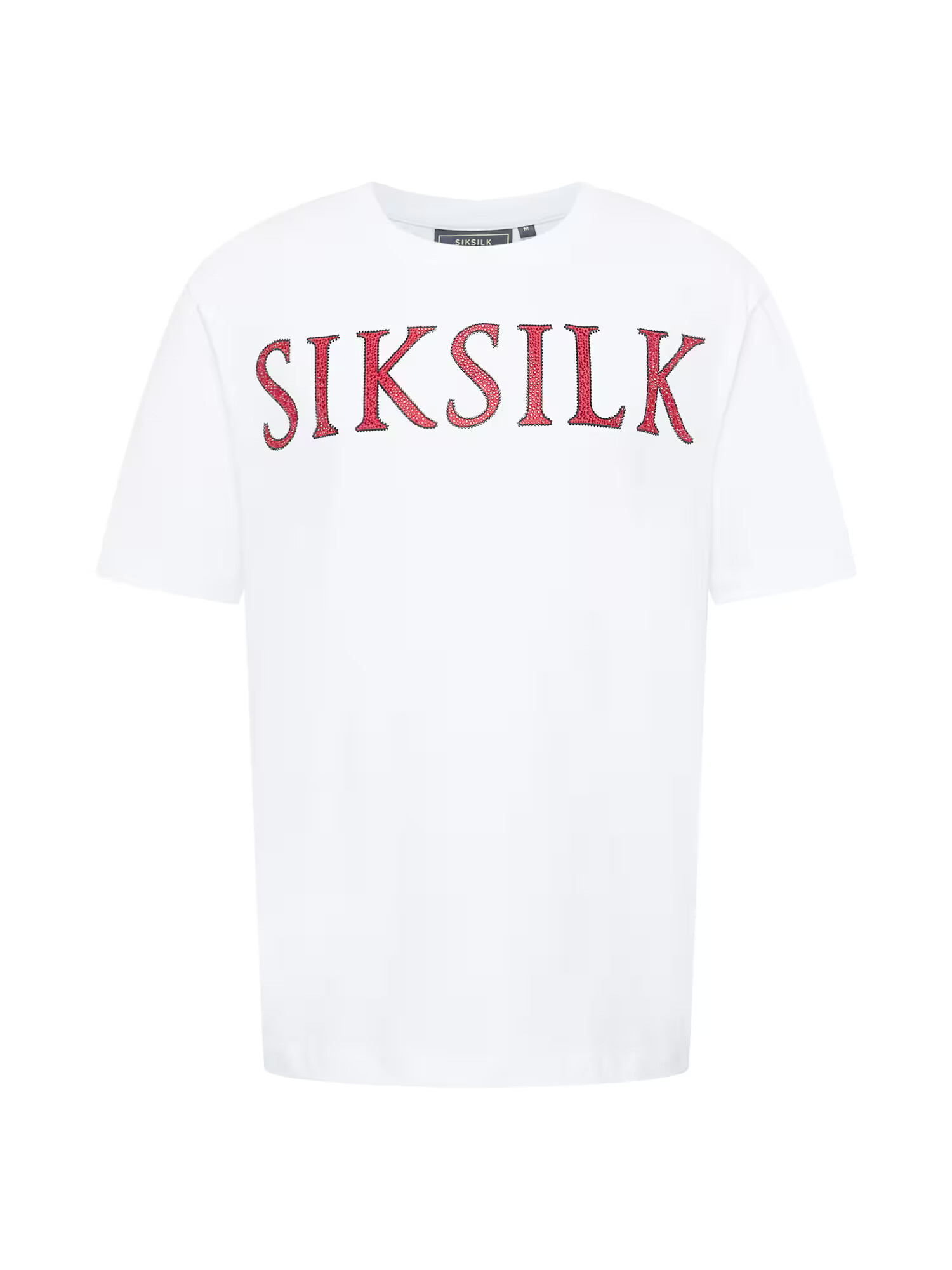 SikSilk Tricou roșu / negru / alb - Pled.ro