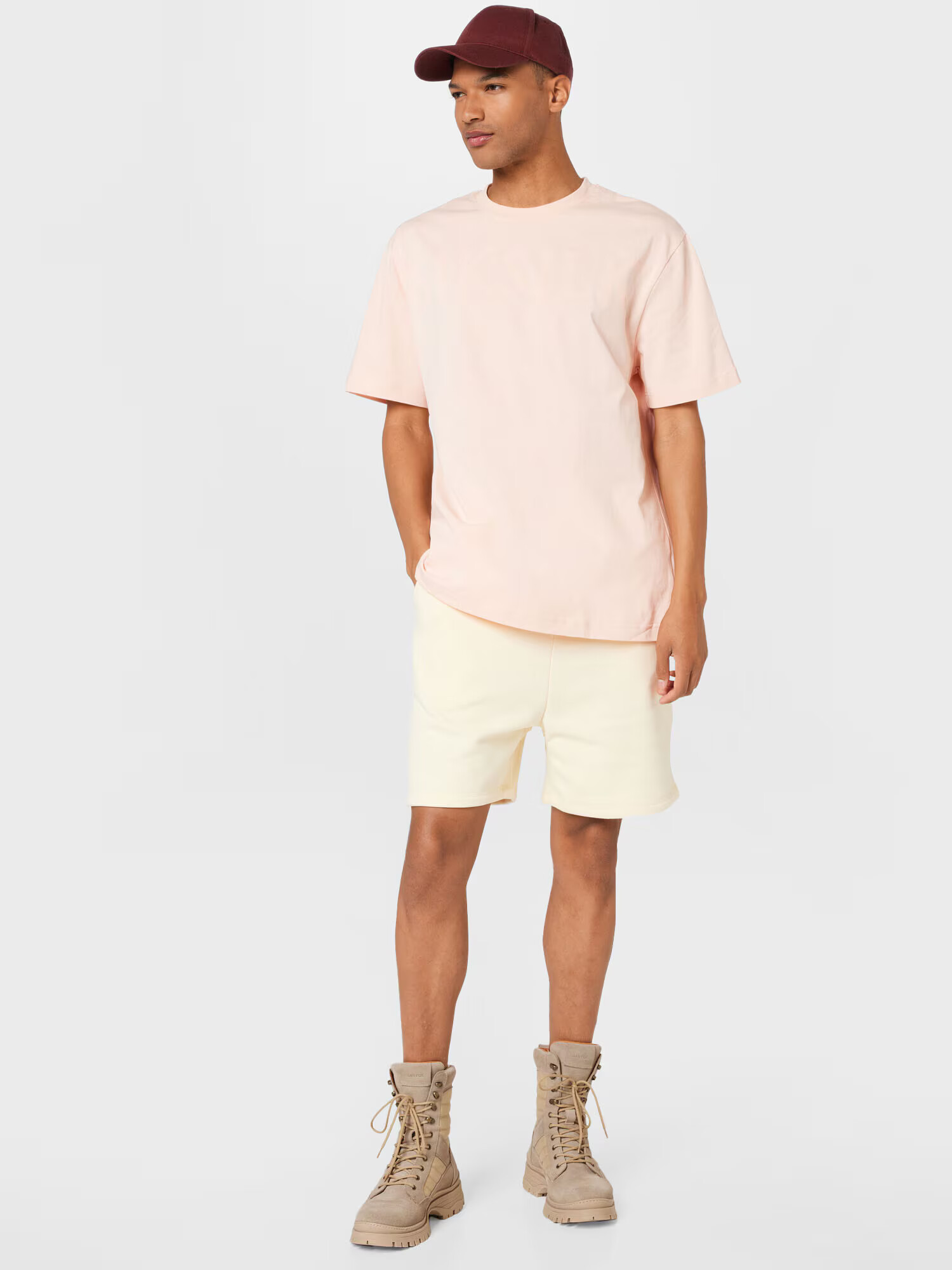 SikSilk Tricou roz pastel - Pled.ro