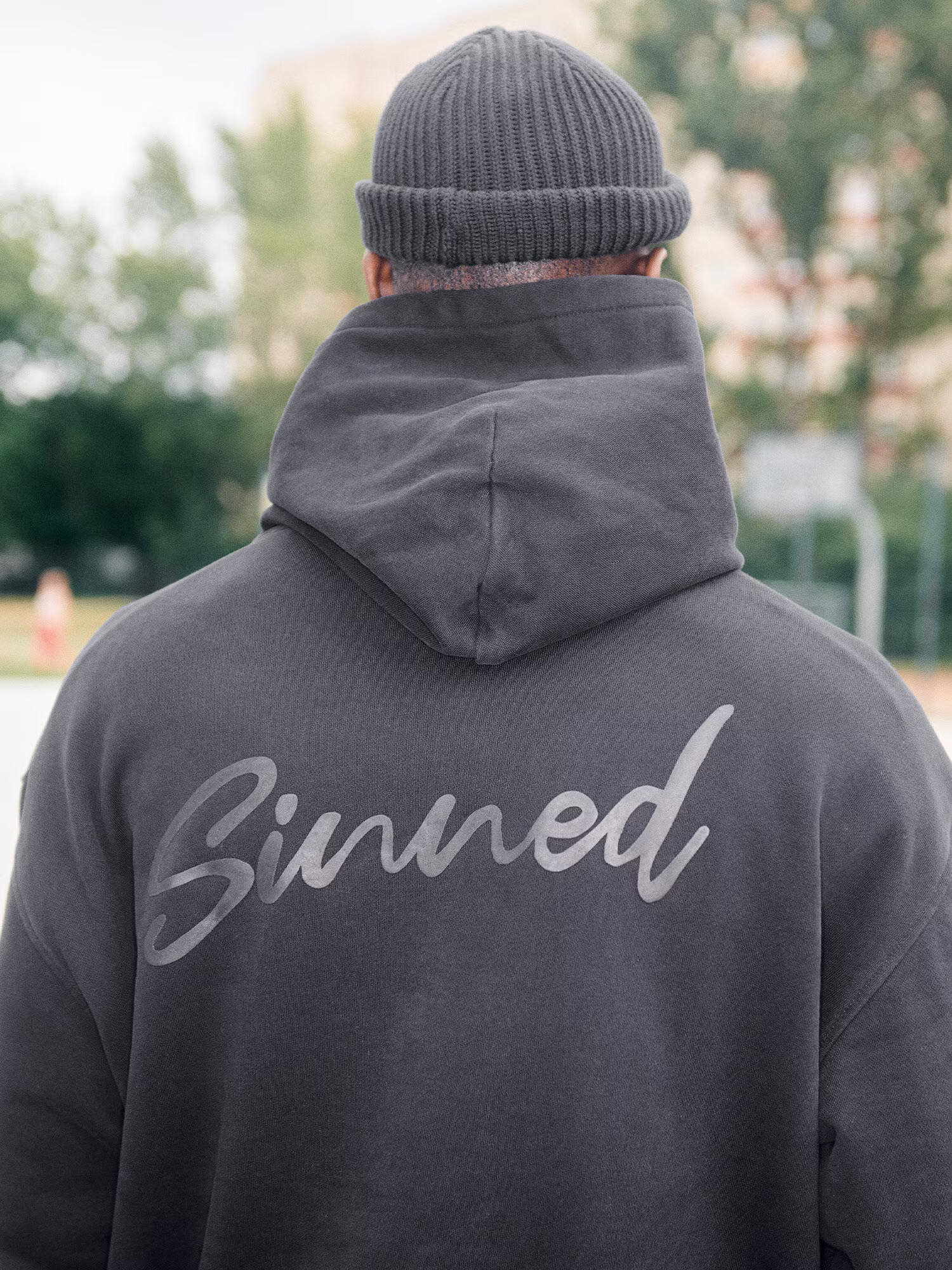 Sinned x ABOUT YOU Bluză de molton 'Timo' negru - Pled.ro