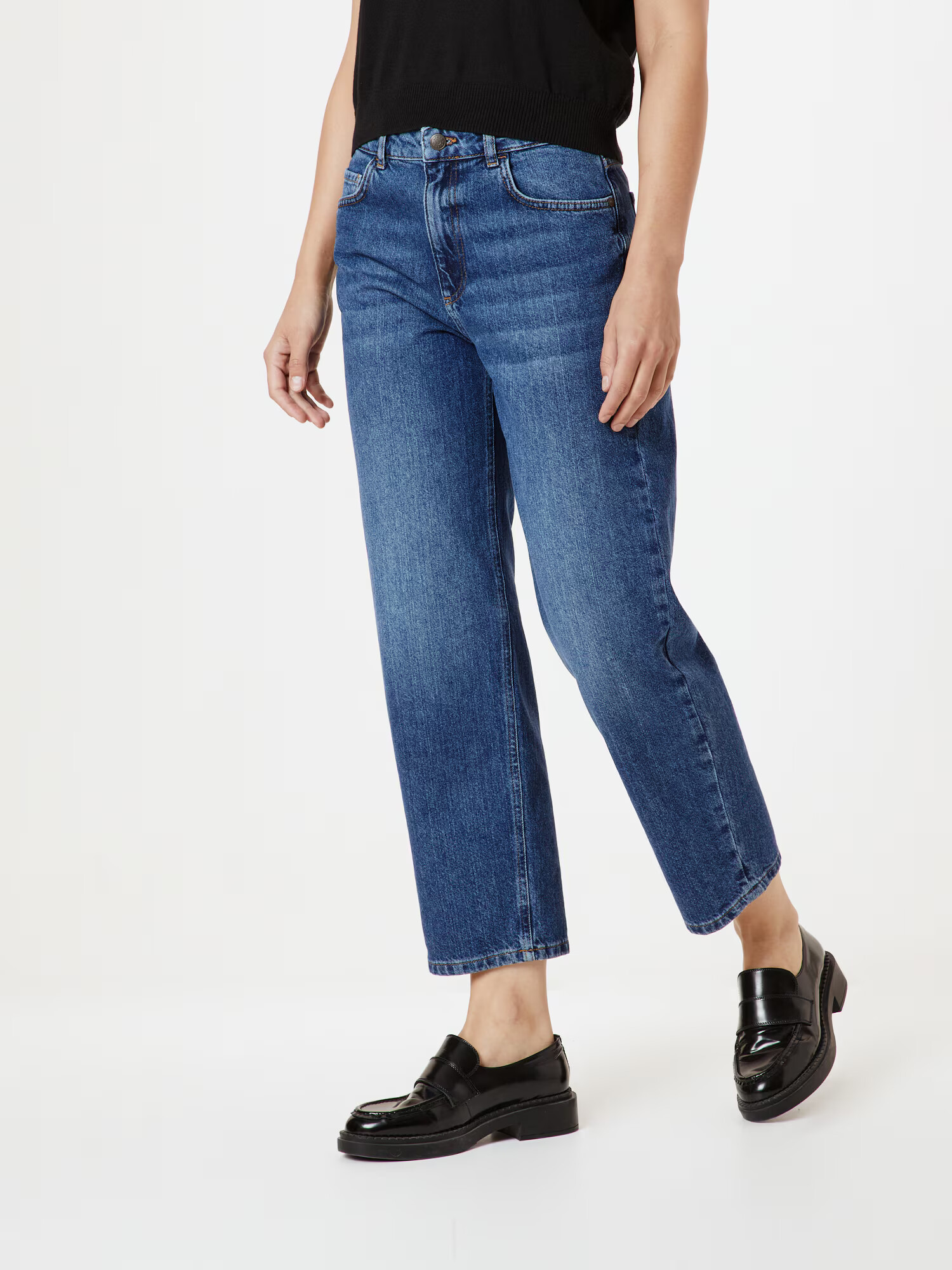 Sisley Jeans albastru denim - Pled.ro