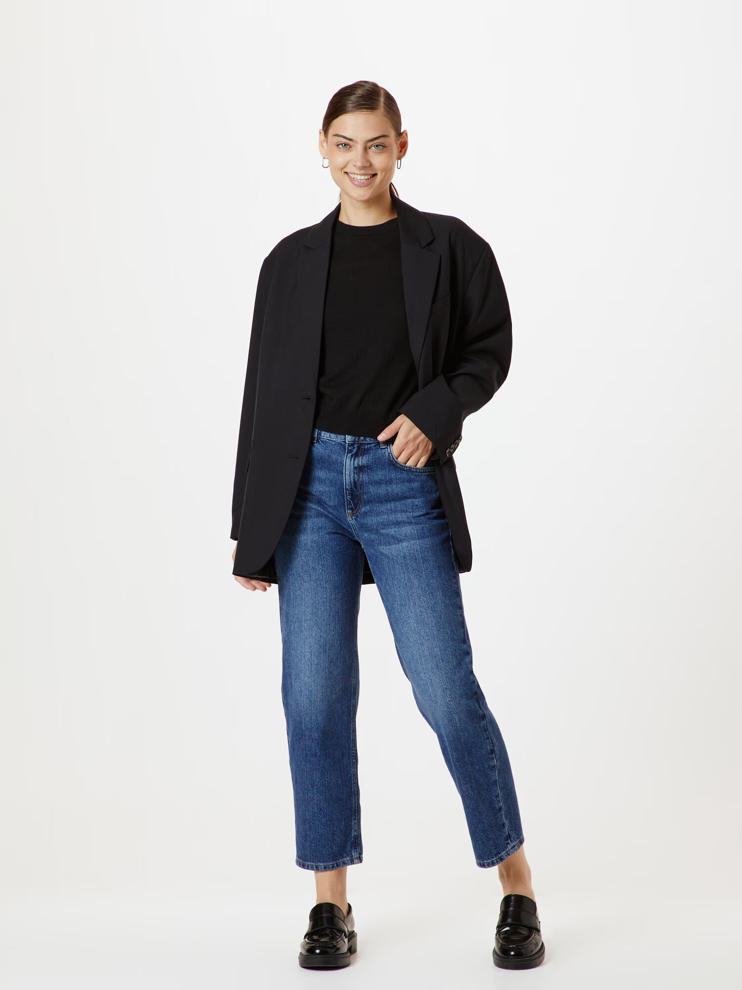 Sisley Jeans albastru denim - Pled.ro