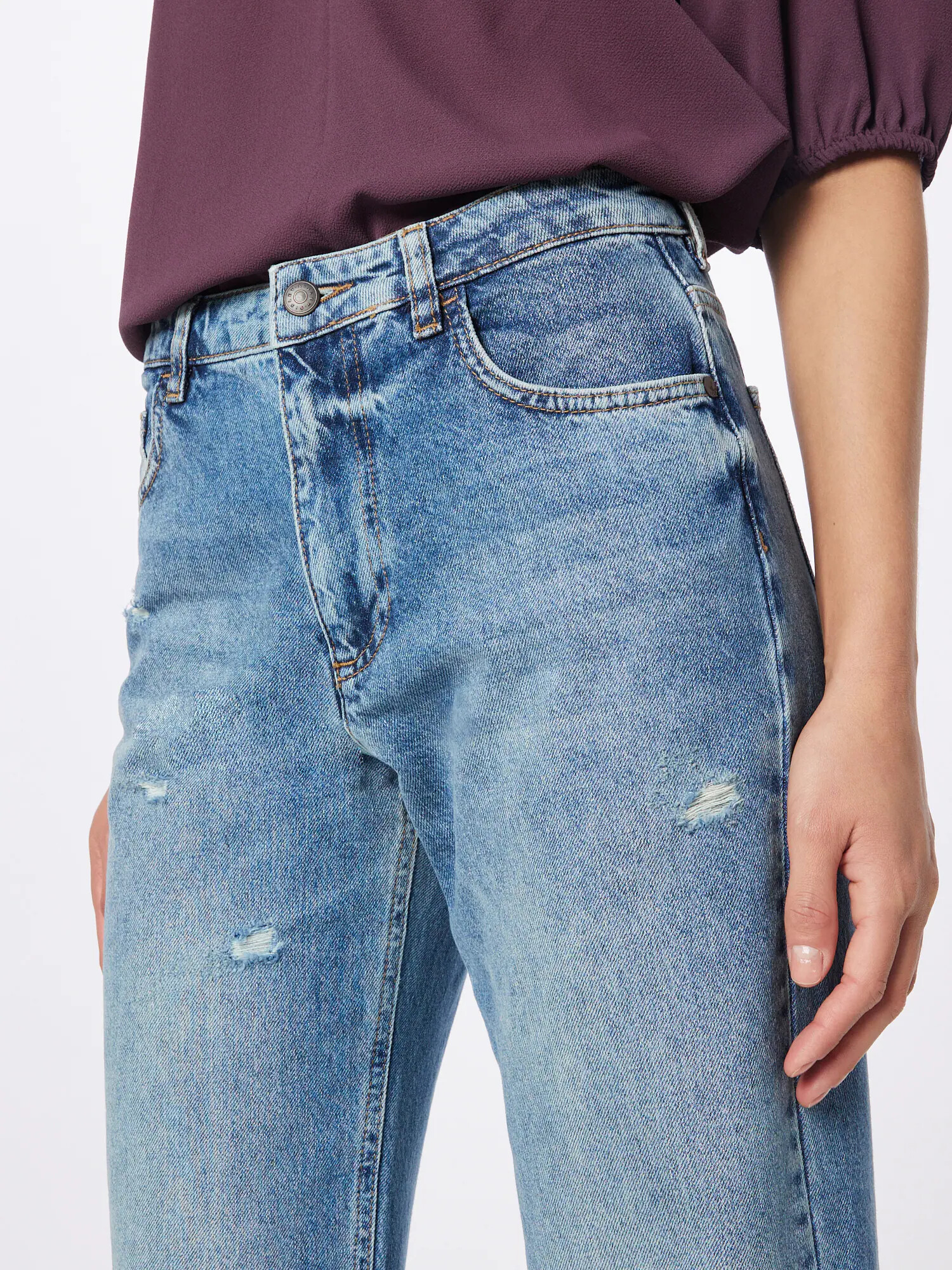 Sisley Jeans albastru denim - Pled.ro