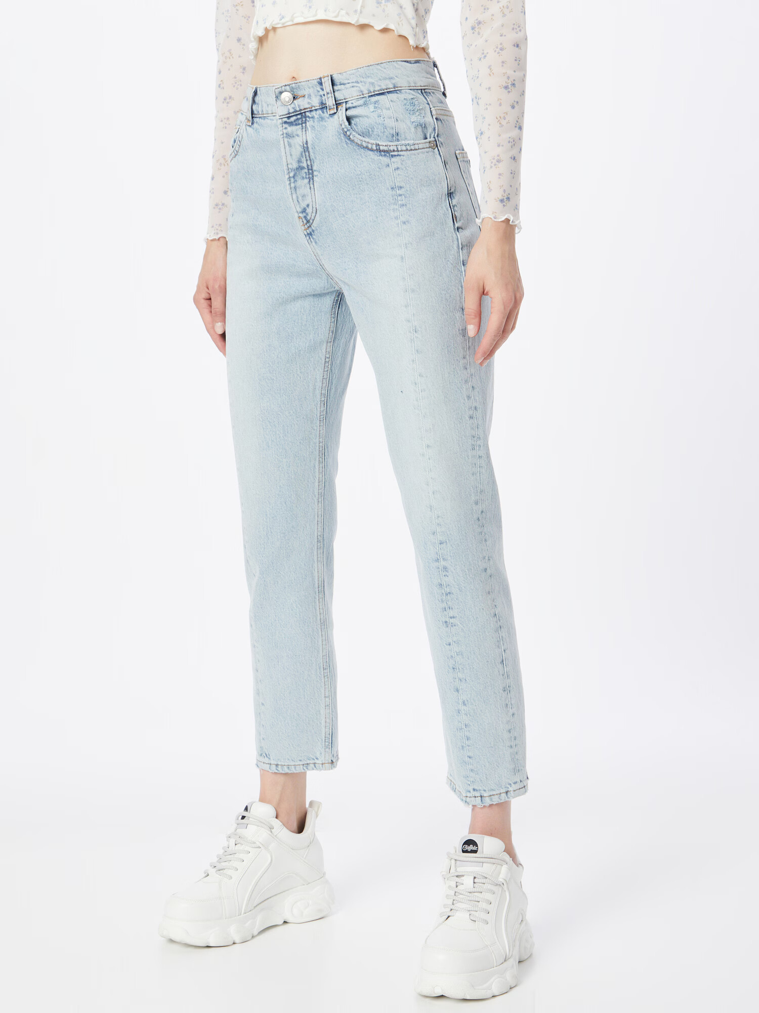 Sisley Jeans albastru deschis - Pled.ro