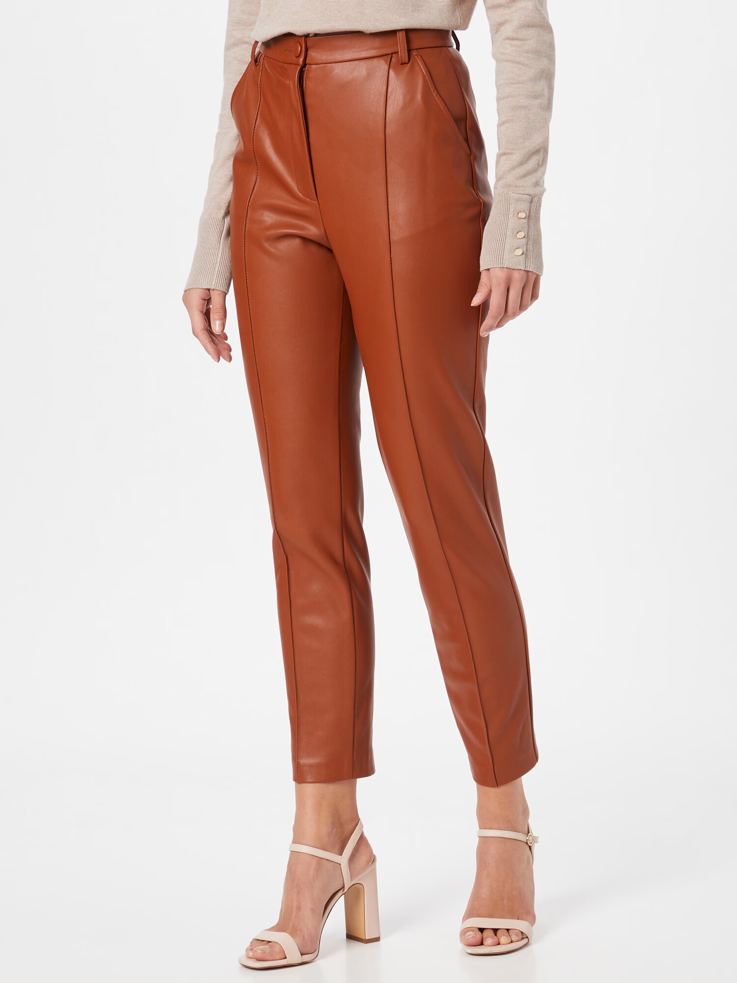 Sisley Pantaloni bronz - Pled.ro