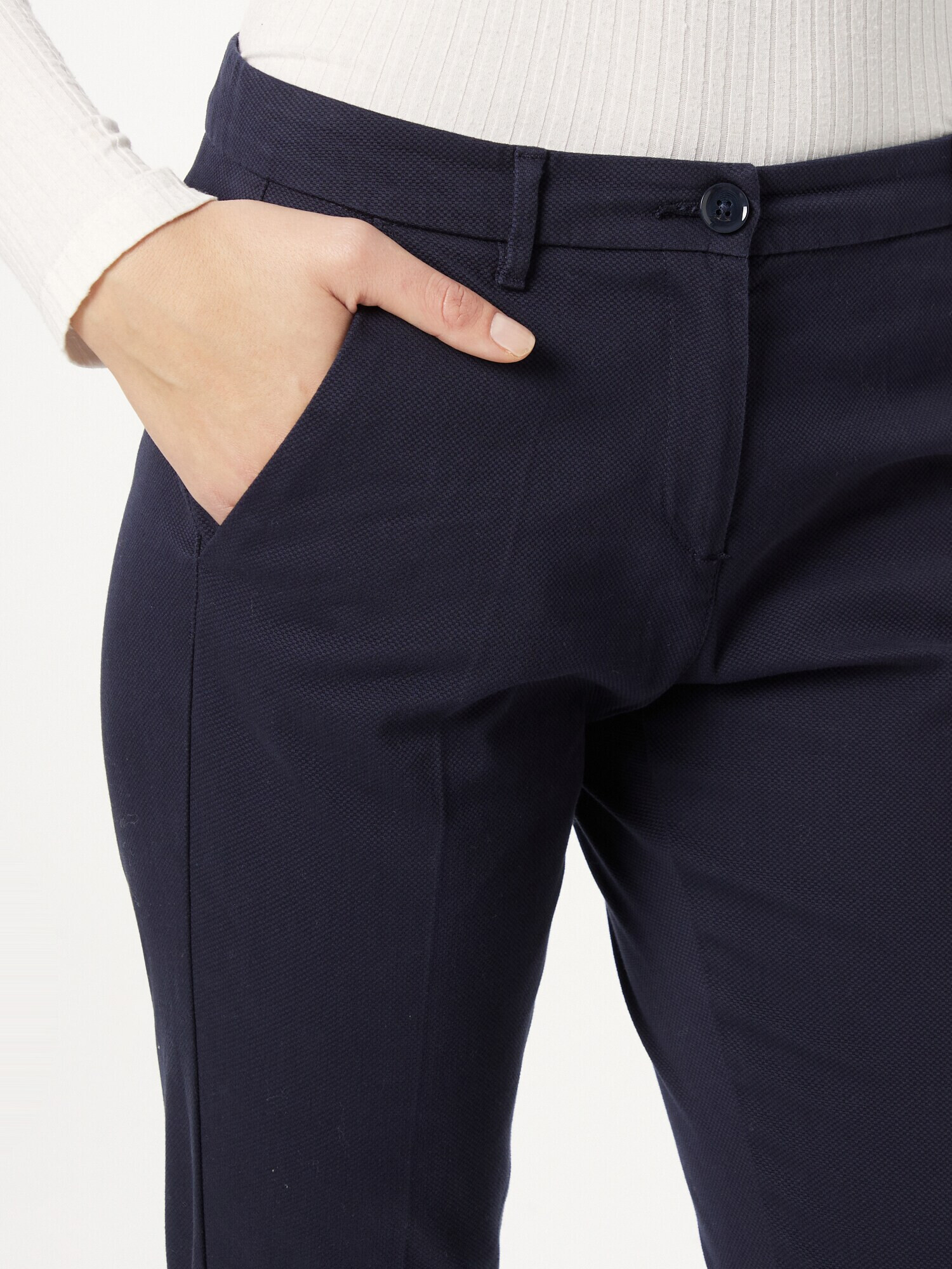 Sisley Pantaloni cu dungă bleumarin - Pled.ro