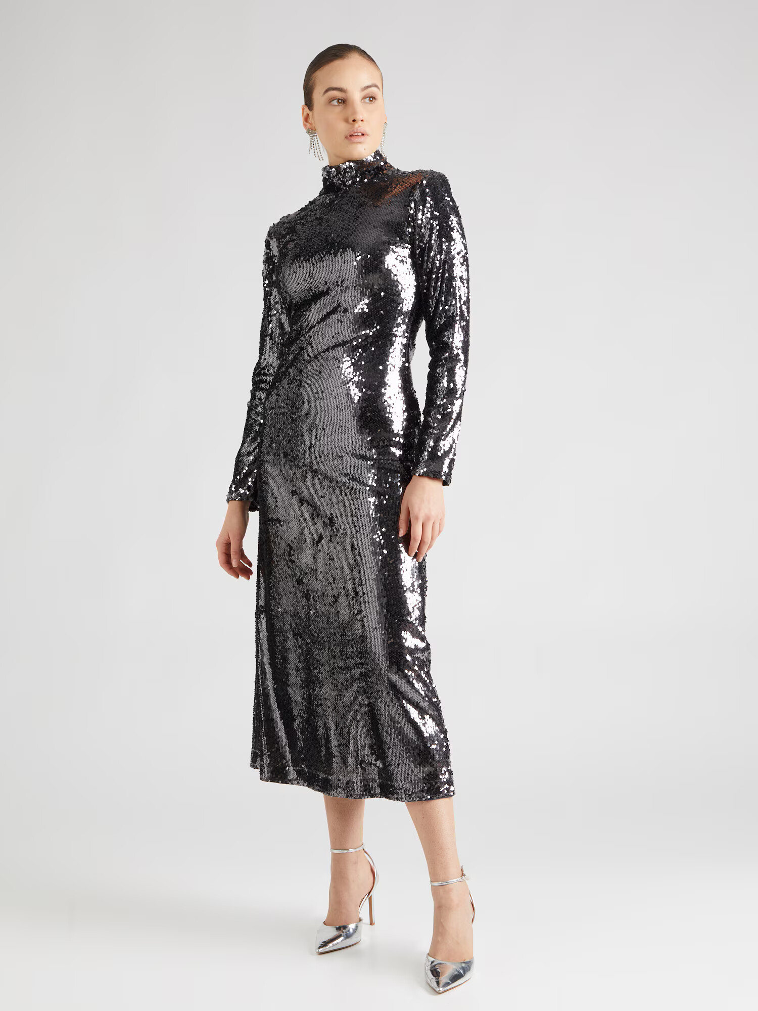 Sisley Rochie de cocktail argintiu - Pled.ro