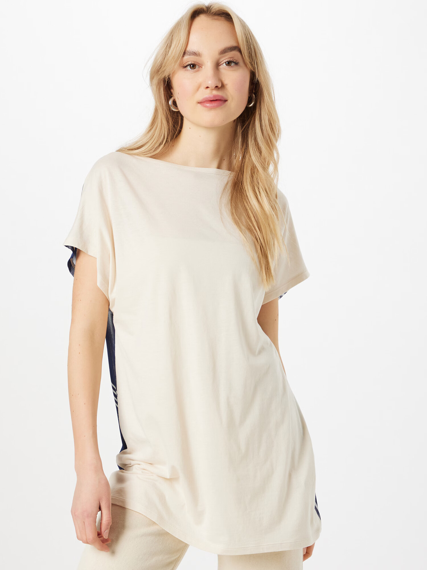 Sisley Tricou bej / albastru marin - Pled.ro