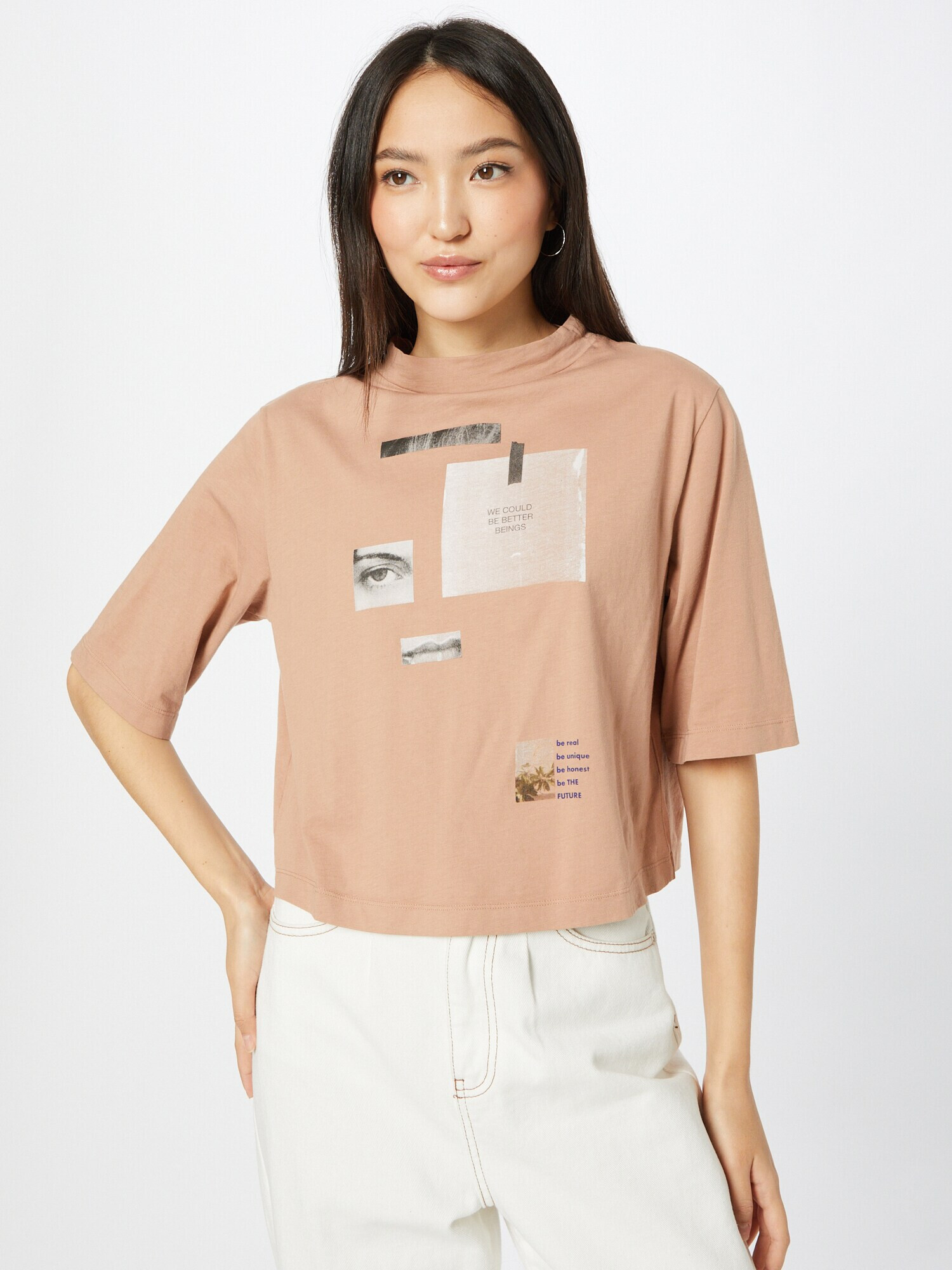 Sisley Tricou mai multe culori / roz - Pled.ro