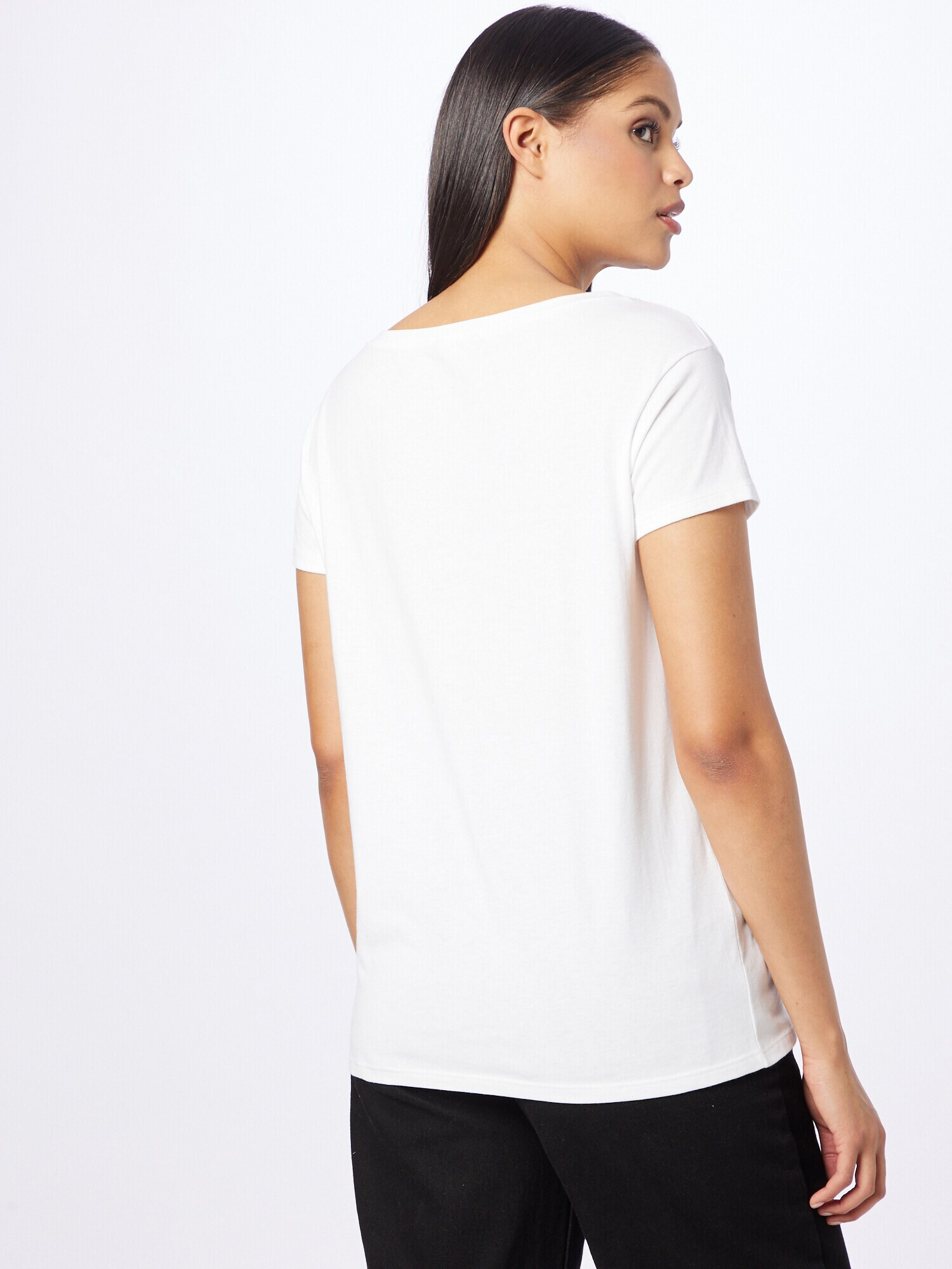 Sisley Tricou maro deschis / oliv / mov pastel / negru / alb - Pled.ro