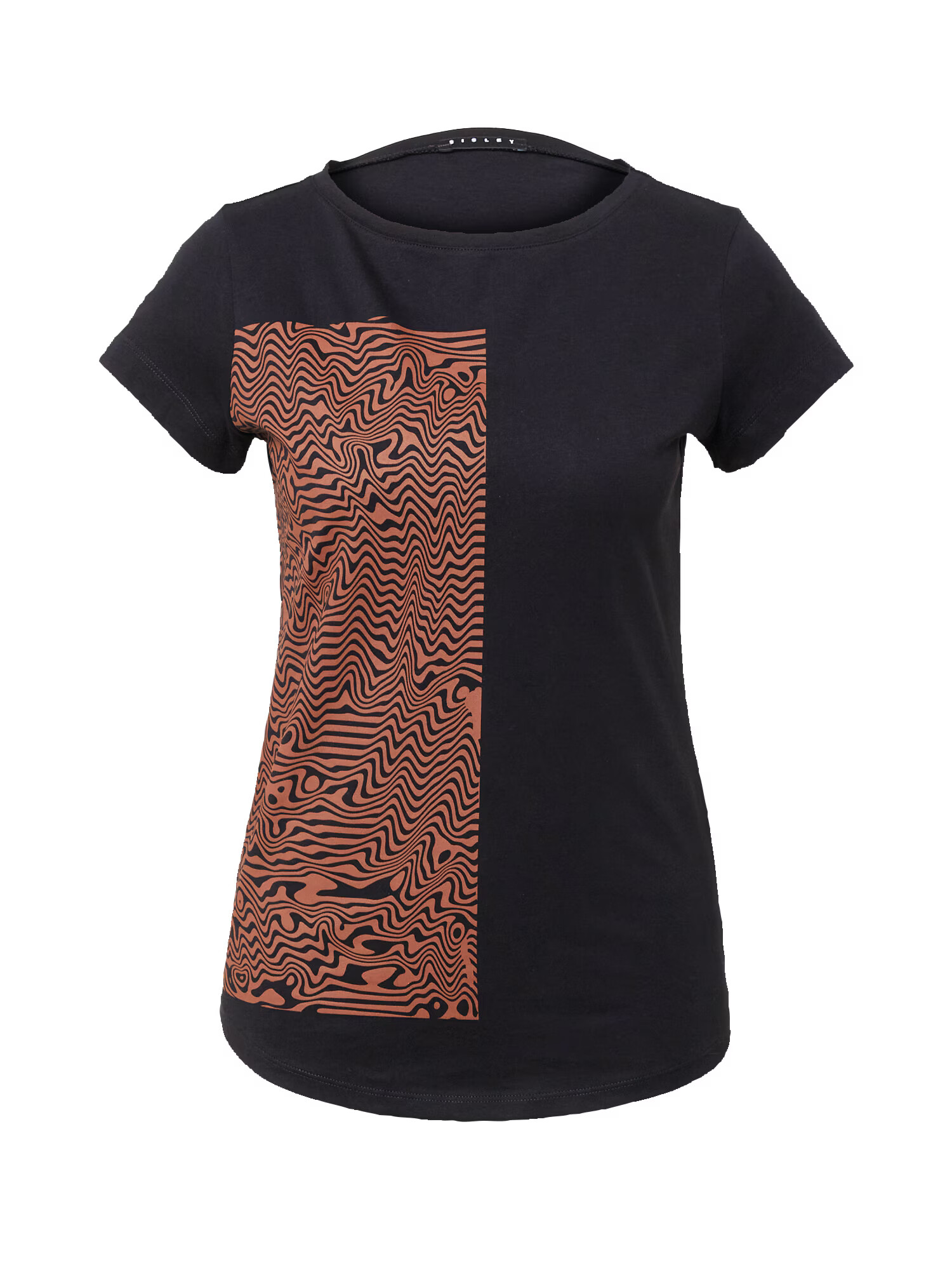 Sisley Tricou maro / negru - Pled.ro