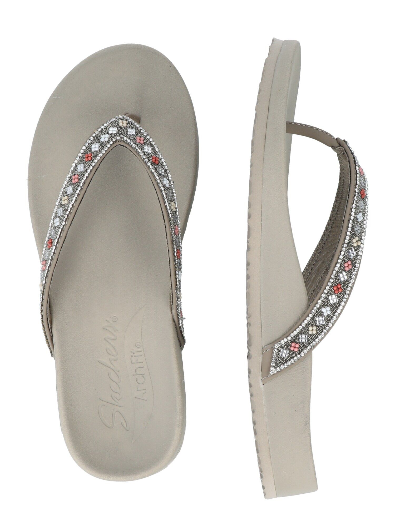 SKECHERS Flip-flops 'ArchFit' gri taupe / mai multe culori - Pled.ro