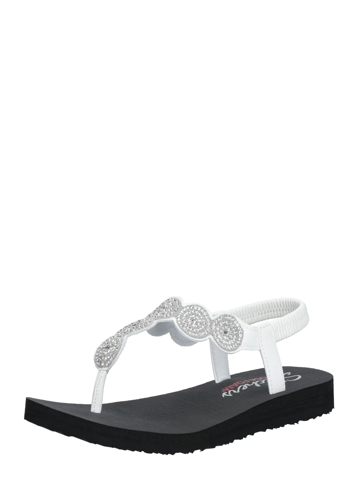 SKECHERS Flip-flops 'Stars & Sparkle' alb - Pled.ro