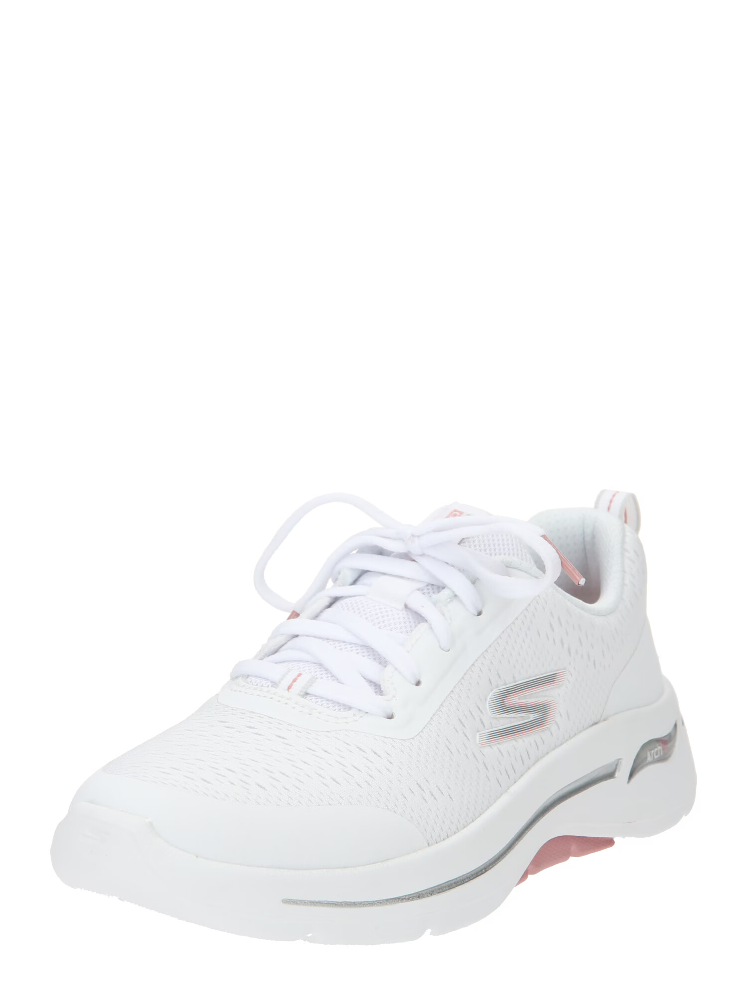 SKECHERS Pantofi sport 'Go Walk' roz / alb - Pled.ro