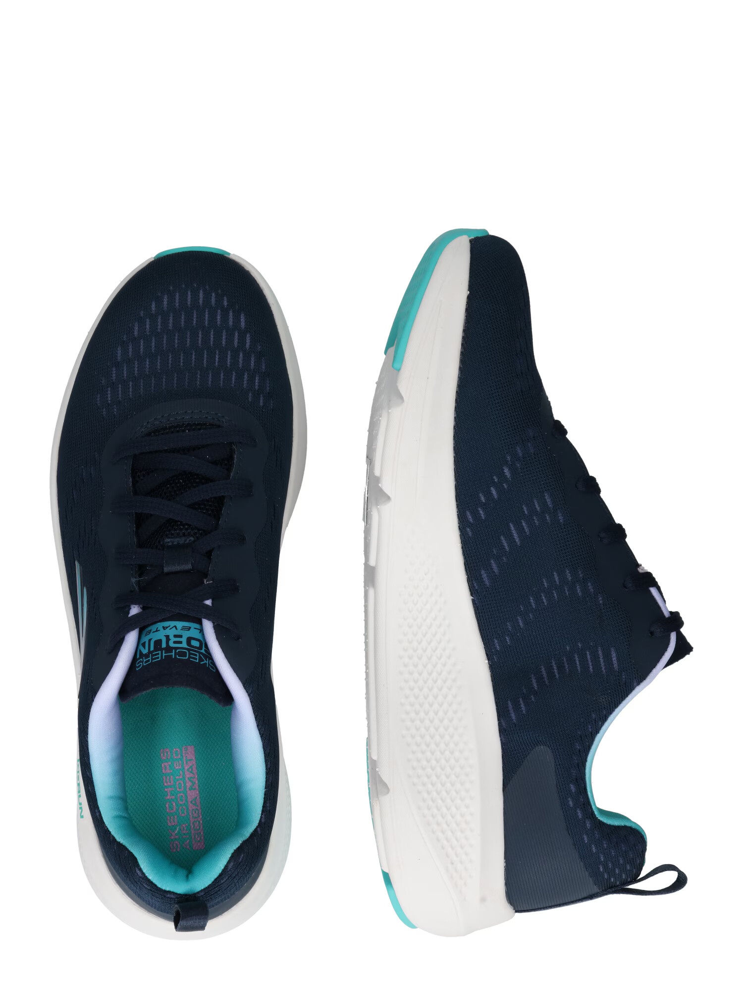 SKECHERS Sneaker low albastru / verde jad / roz - Pled.ro