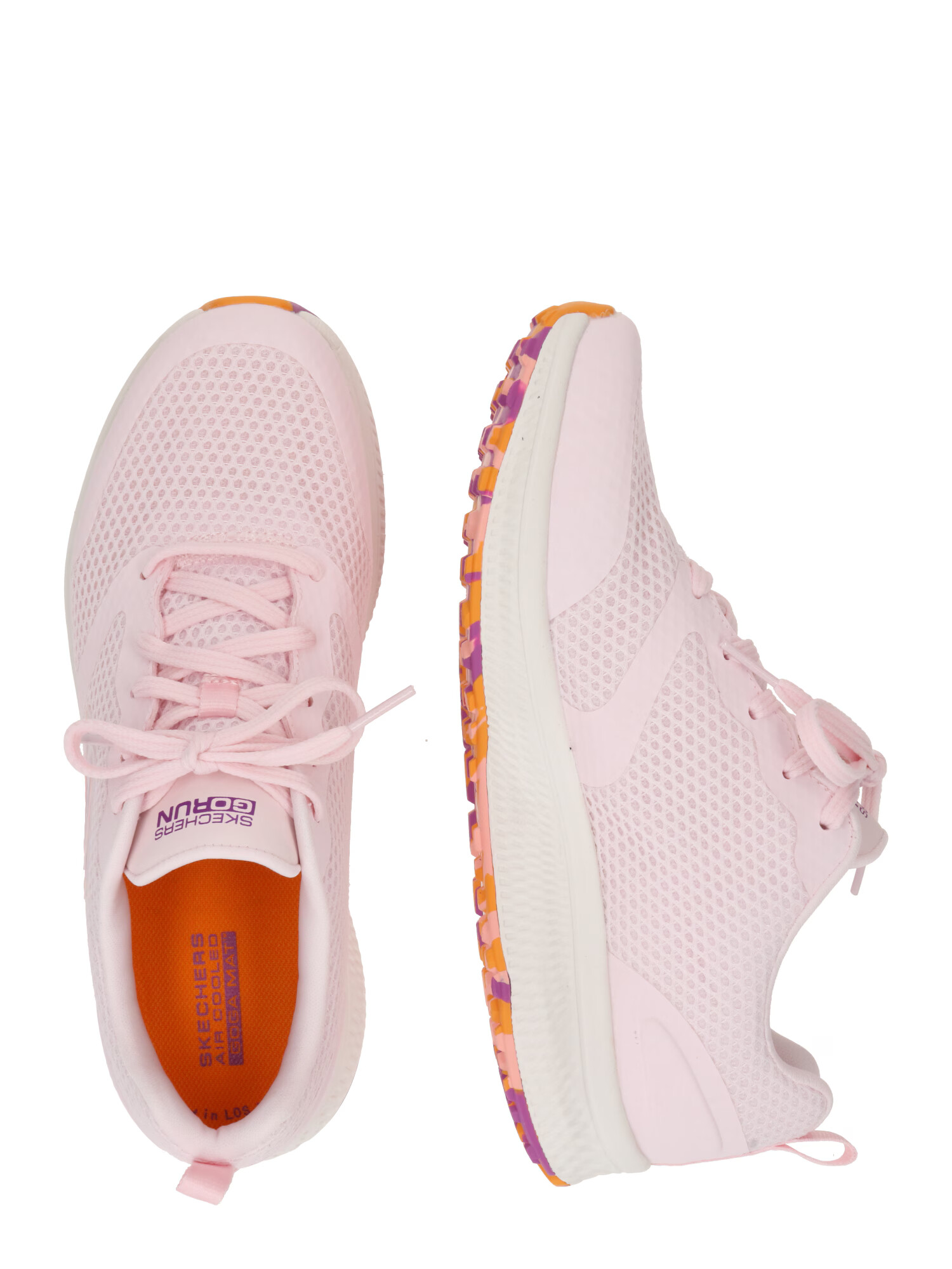 SKECHERS Sneaker de alergat mov liliachiu / mov închis / portocaliu - Pled.ro