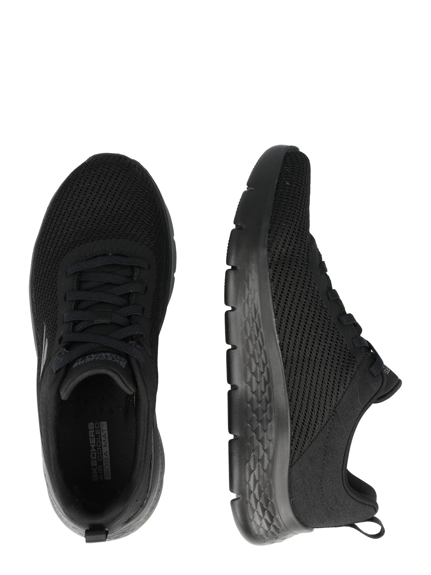 SKECHERS Pantofi cu șireturi negru - Pled.ro