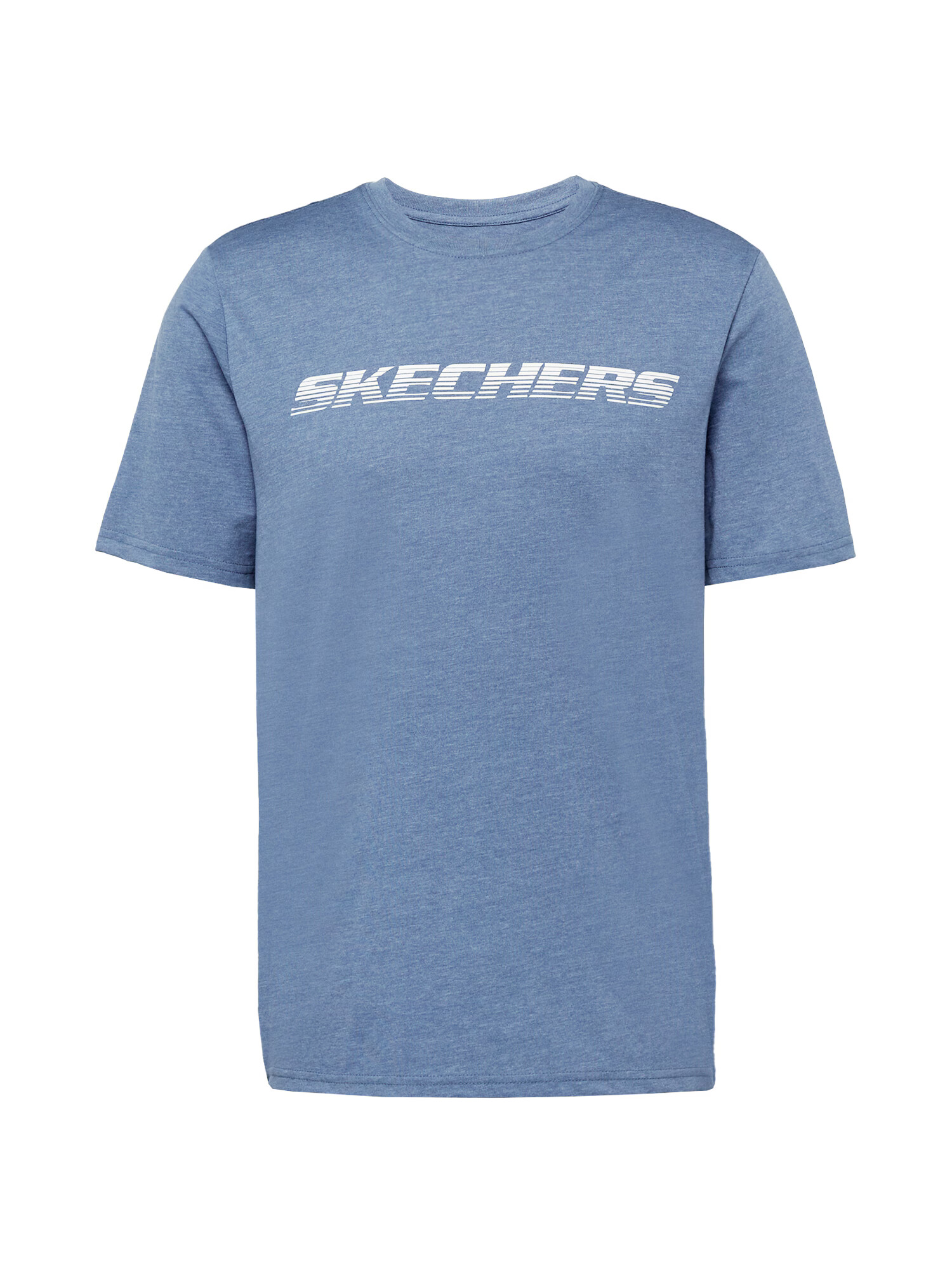 Skechers Performance Tricou funcțional 'MOTION' albastru fumuriu / alb - Pled.ro