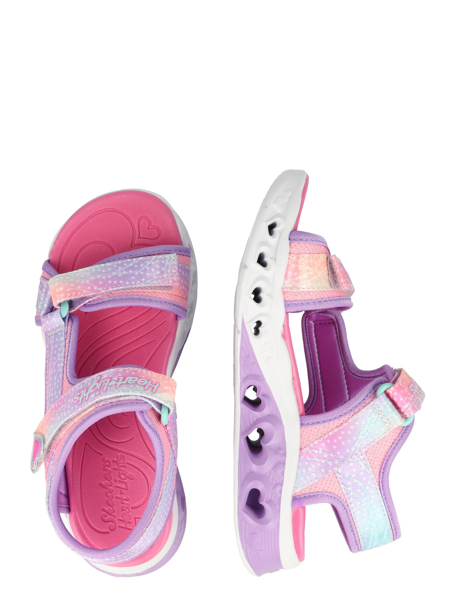 SKECHERS Sandale azur / lila / roz / roz pal - Pled.ro