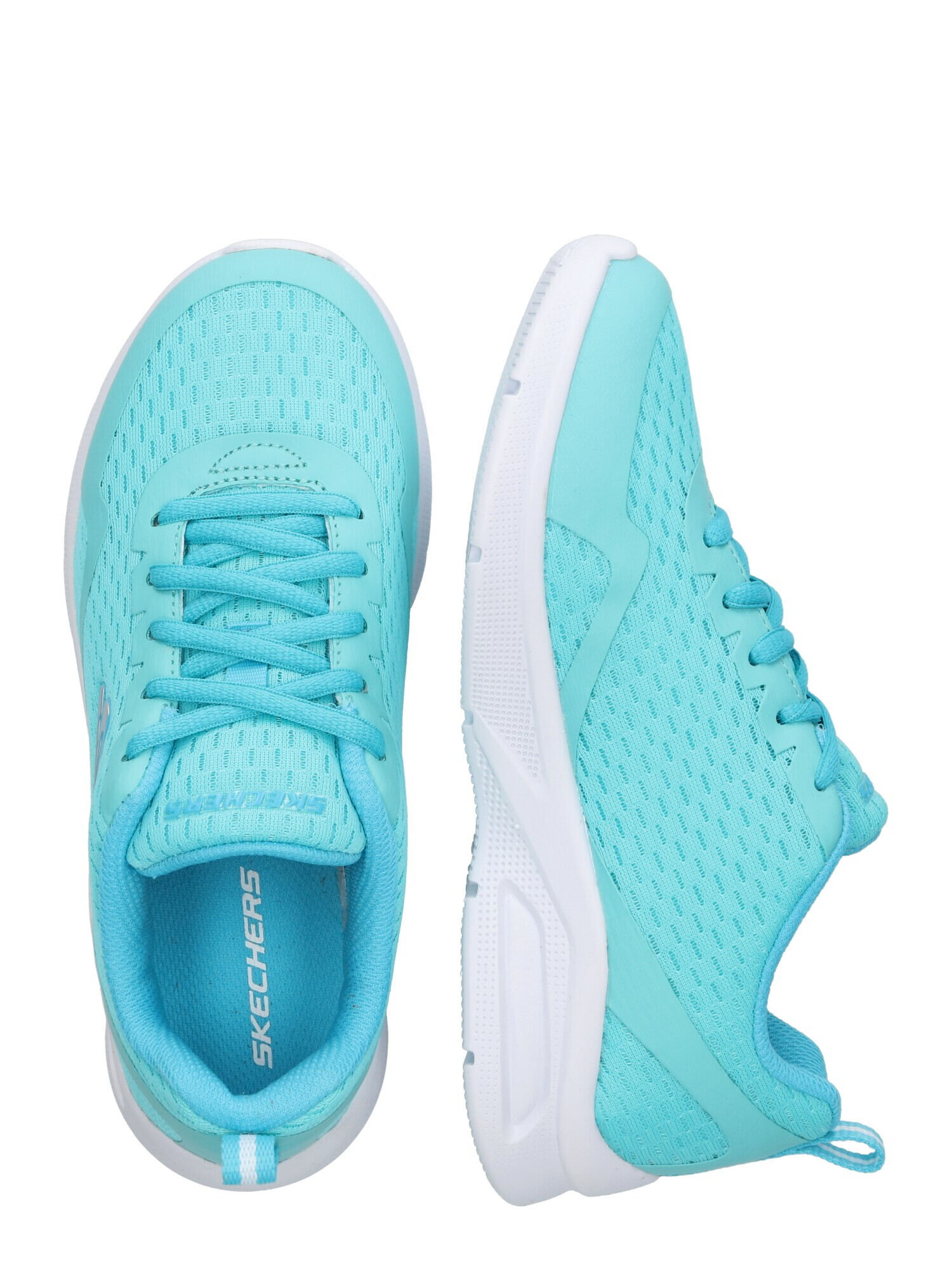 SKECHERS Sneaker albastru aqua / argintiu - Pled.ro