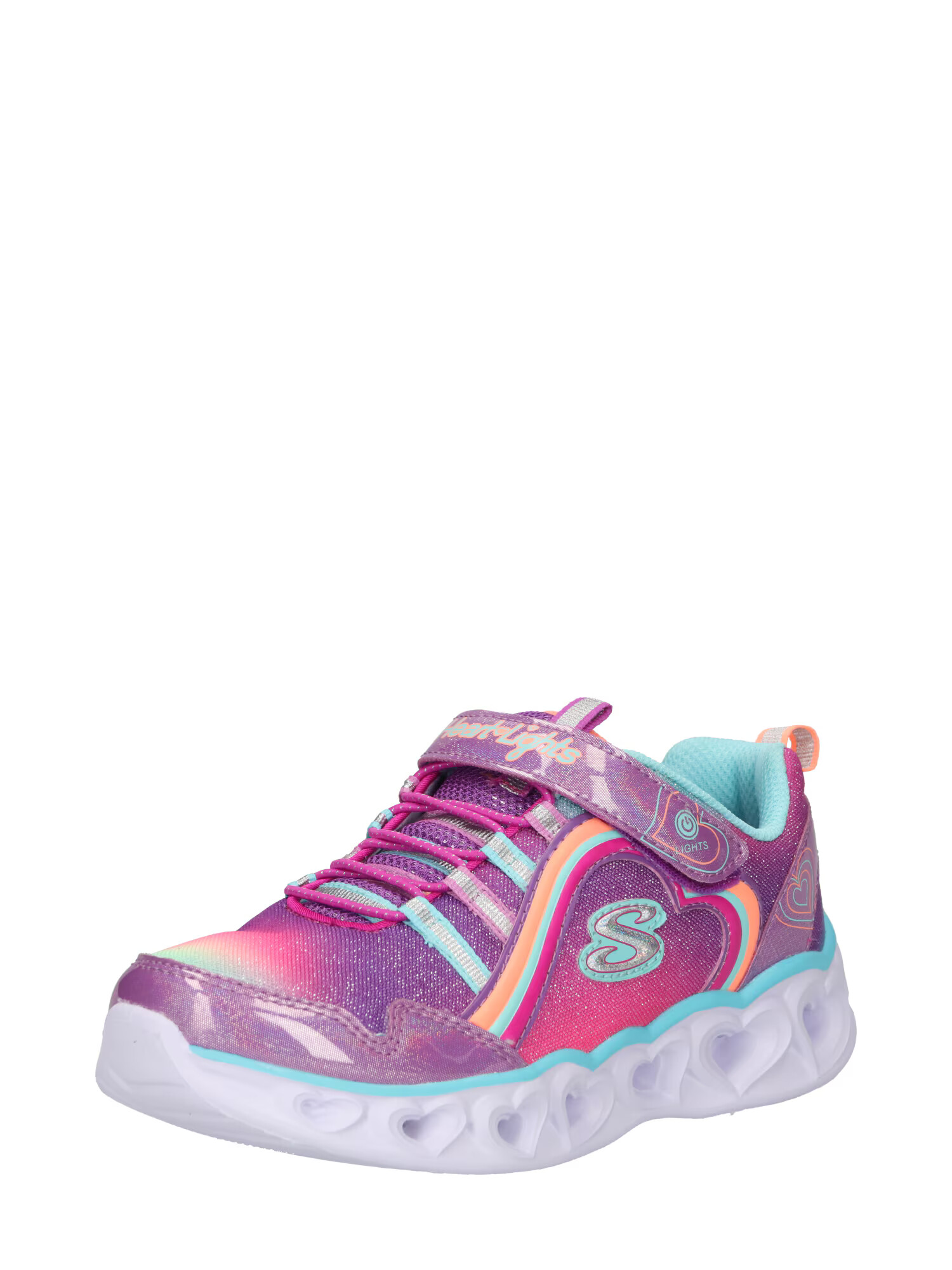 SKECHERS Sneaker albastru aqua / mov închis / portocaliu / roz zmeură - Pled.ro