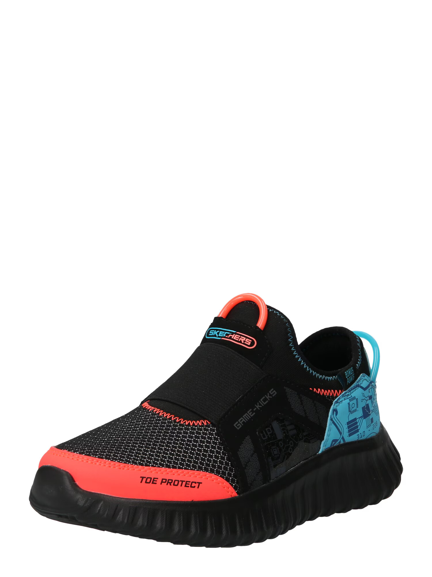 SKECHERS Sneaker albastru cobalt / azur / portocaliu neon / negru - Pled.ro