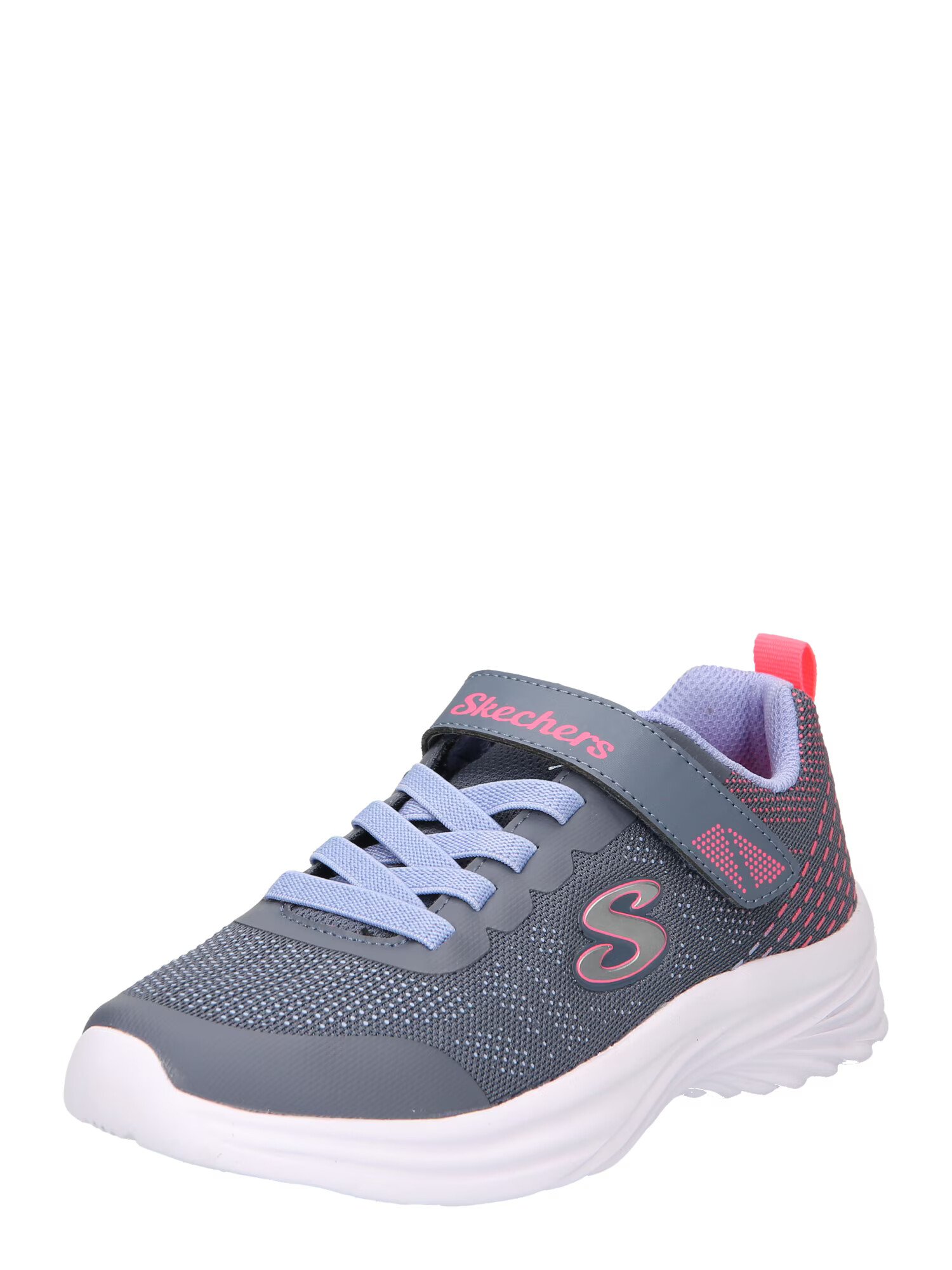 SKECHERS Sneaker albastru / gri / roz / argintiu - Pled.ro