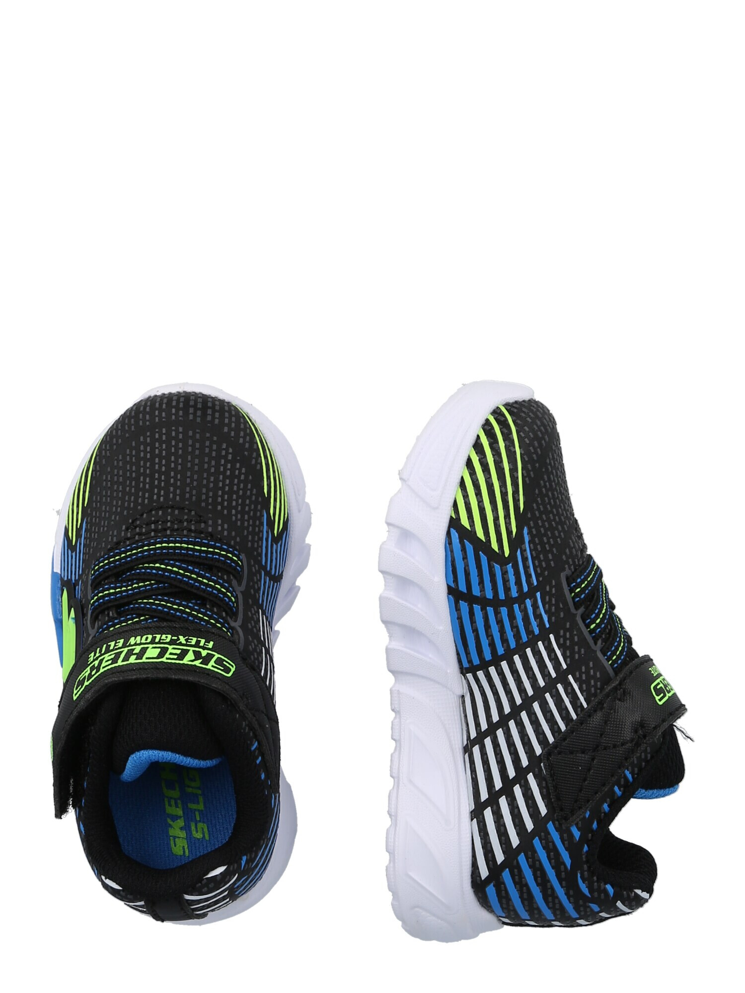 SKECHERS Sneaker albastru / verde limetă / negru / alb - Pled.ro