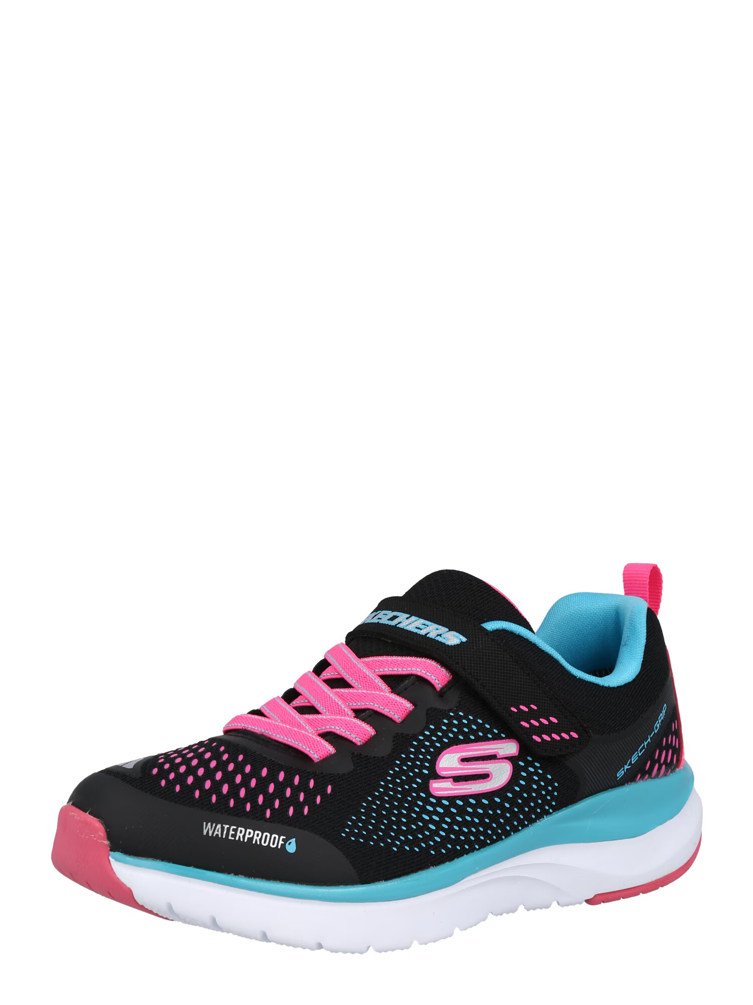 SKECHERS Sneaker azuriu / roz / negru / alb - Pled.ro