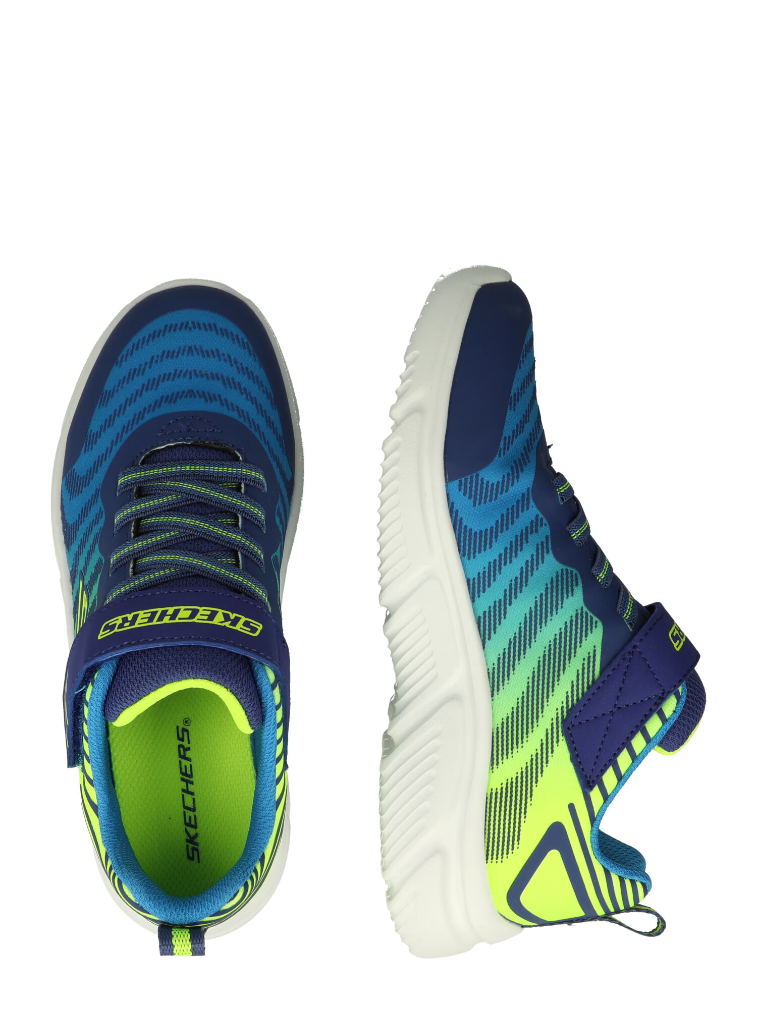 SKECHERS Sneaker bleumarin / albastru deschis / galben / galben neon - Pled.ro