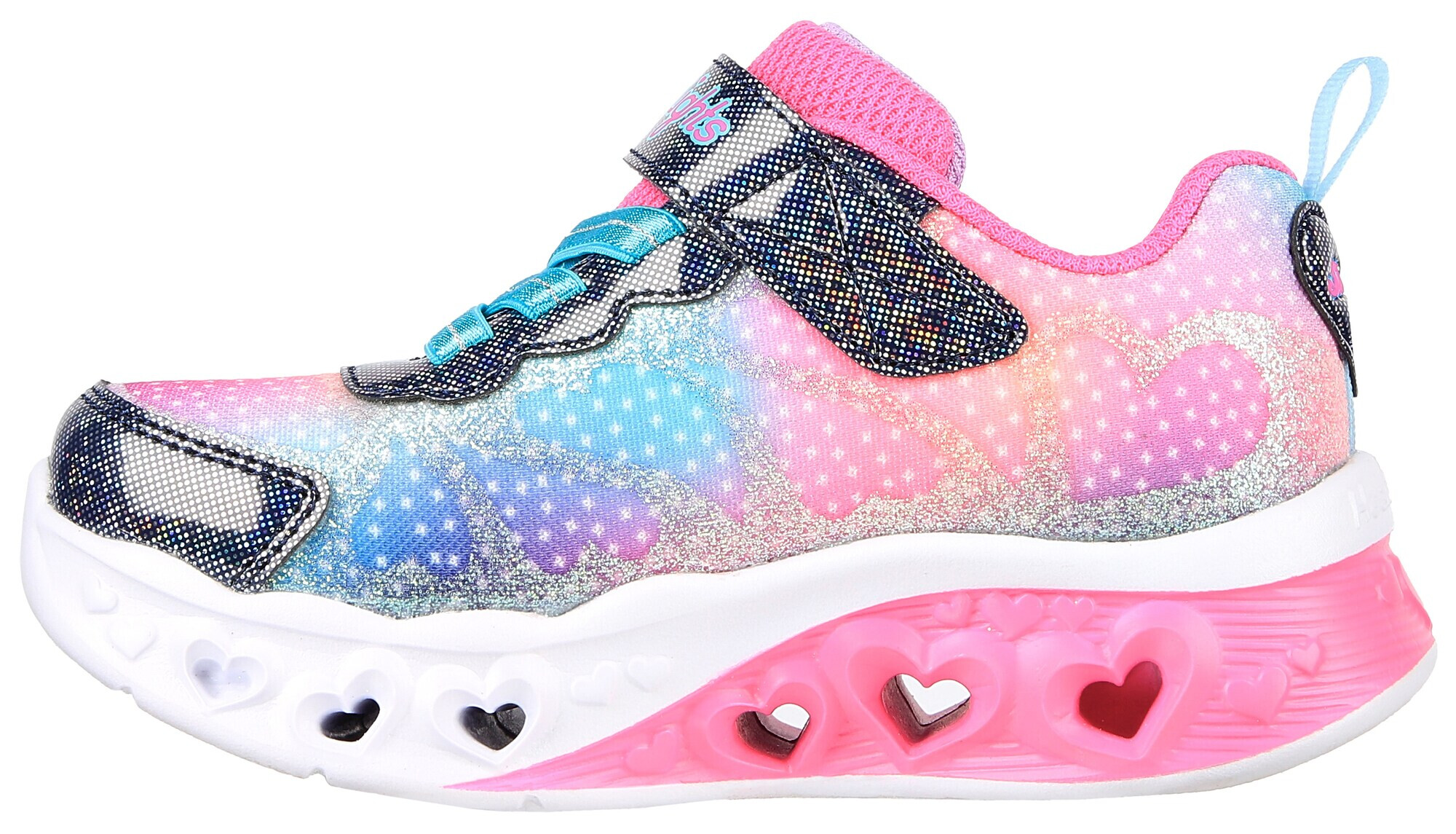 SKECHERS Sneaker bleumarin / azuriu / lila / roz / alb - Pled.ro