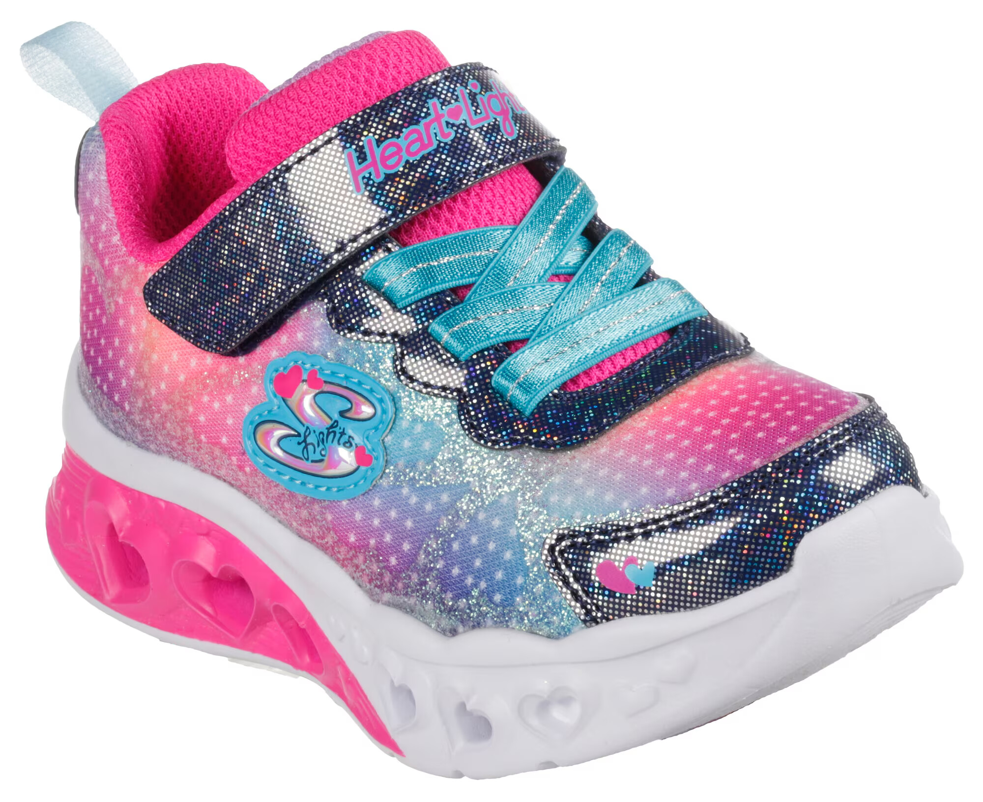 SKECHERS Sneaker bleumarin / azuriu / lila / roz / alb - Pled.ro