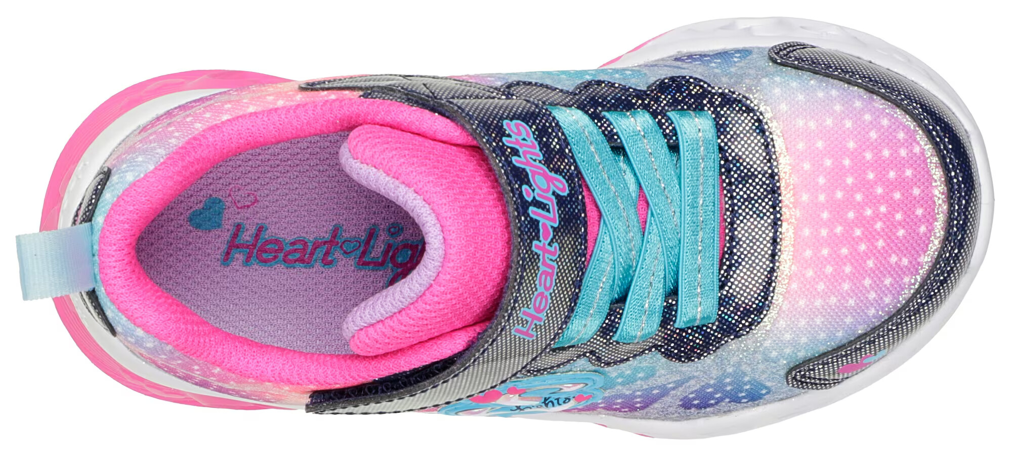 SKECHERS Sneaker bleumarin / azuriu / lila / roz / alb - Pled.ro