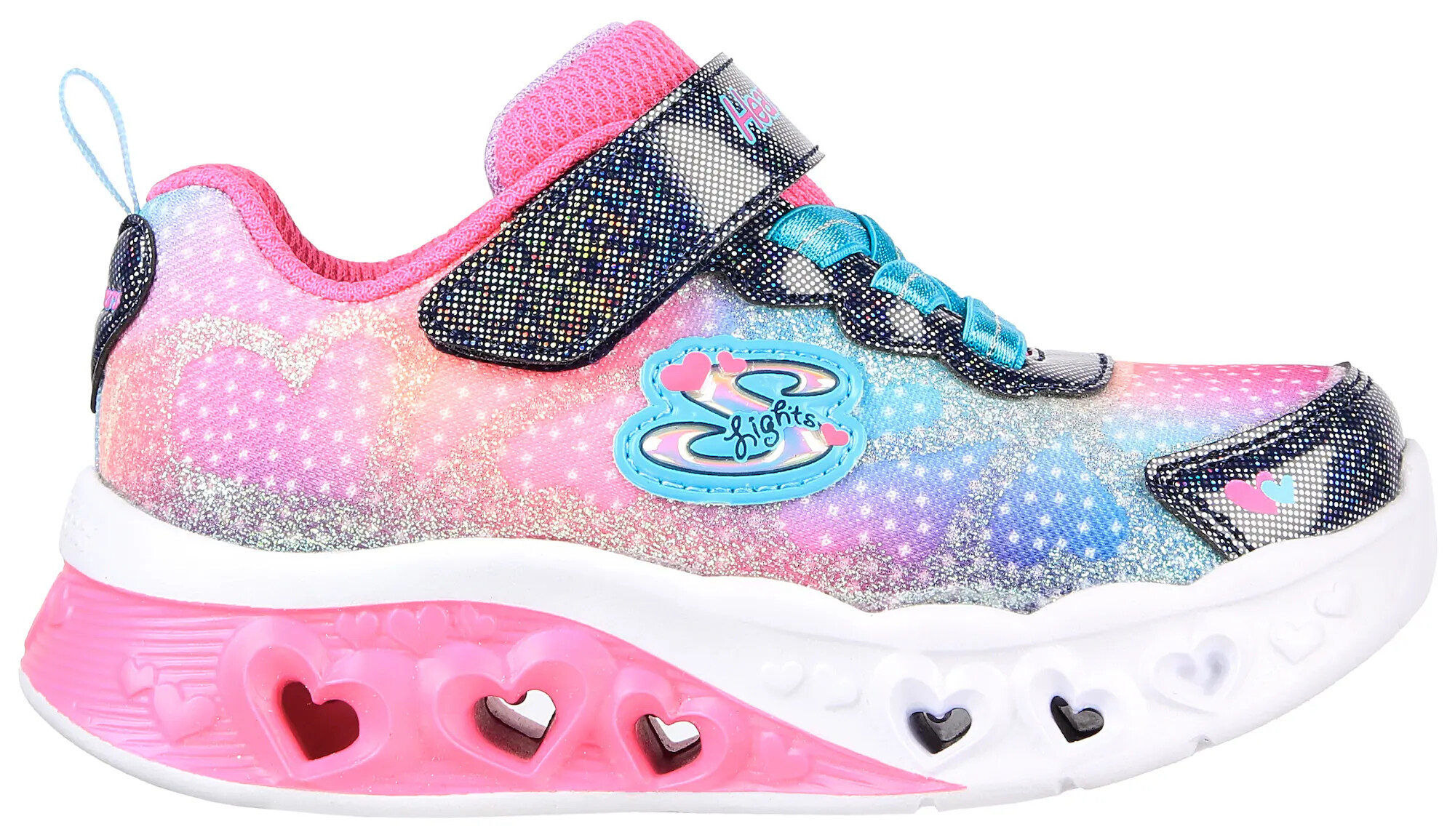 SKECHERS Sneaker bleumarin / azuriu / lila / roz / alb - Pled.ro