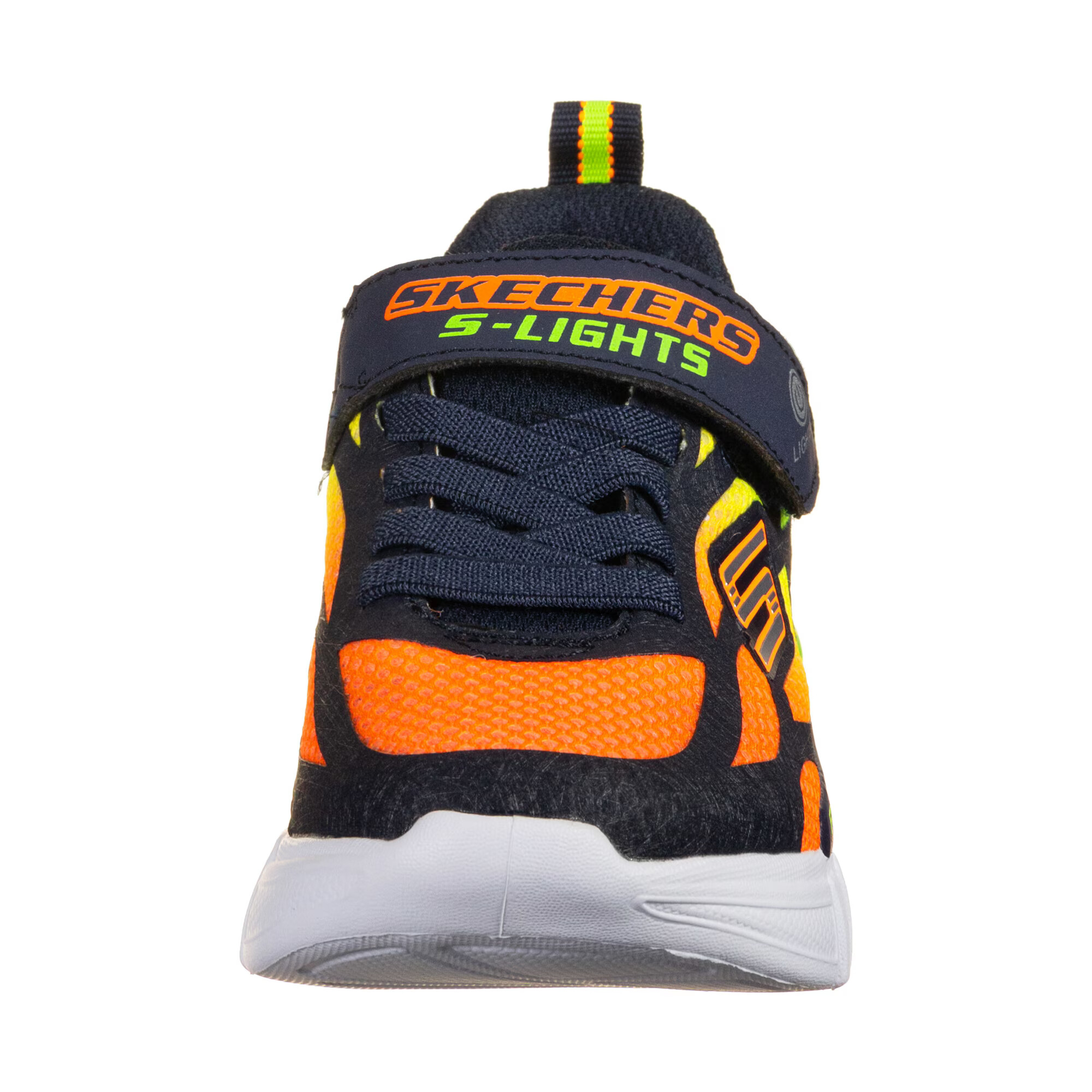 SKECHERS Sneaker bleumarin / galben neon / verde neon / portocaliu neon - Pled.ro