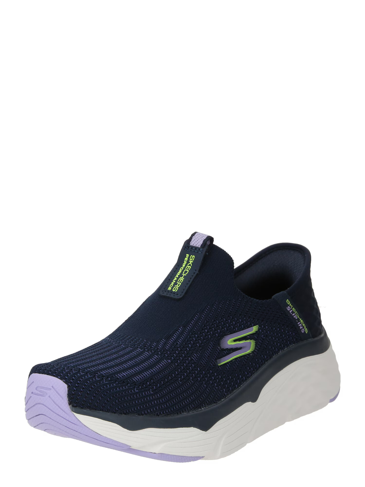 SKECHERS Sneaker low albastru marin / gri / verde limetă - Pled.ro