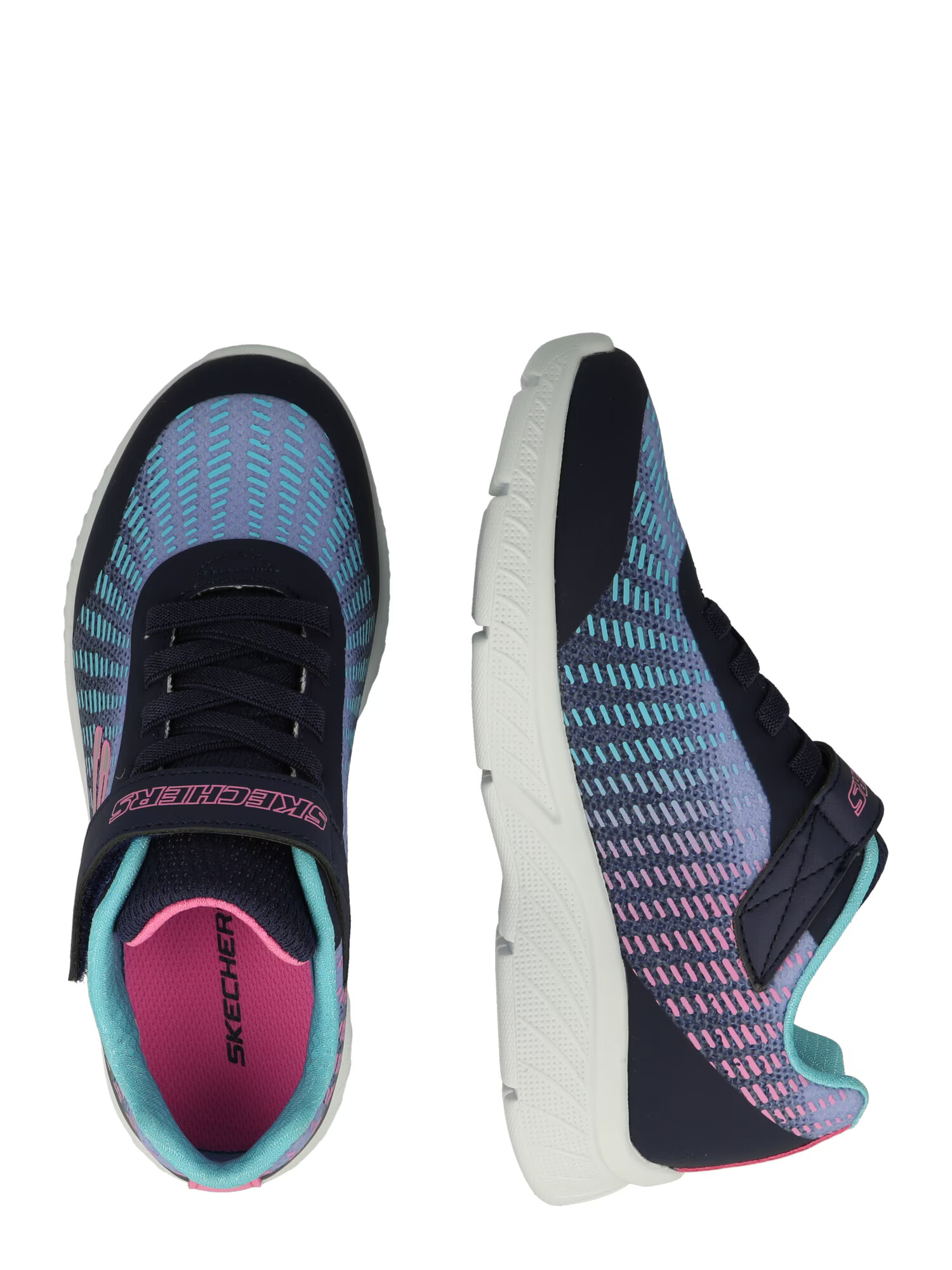 SKECHERS Sneaker 'Gore and Stap' bleumarin / turcoaz / roz - Pled.ro